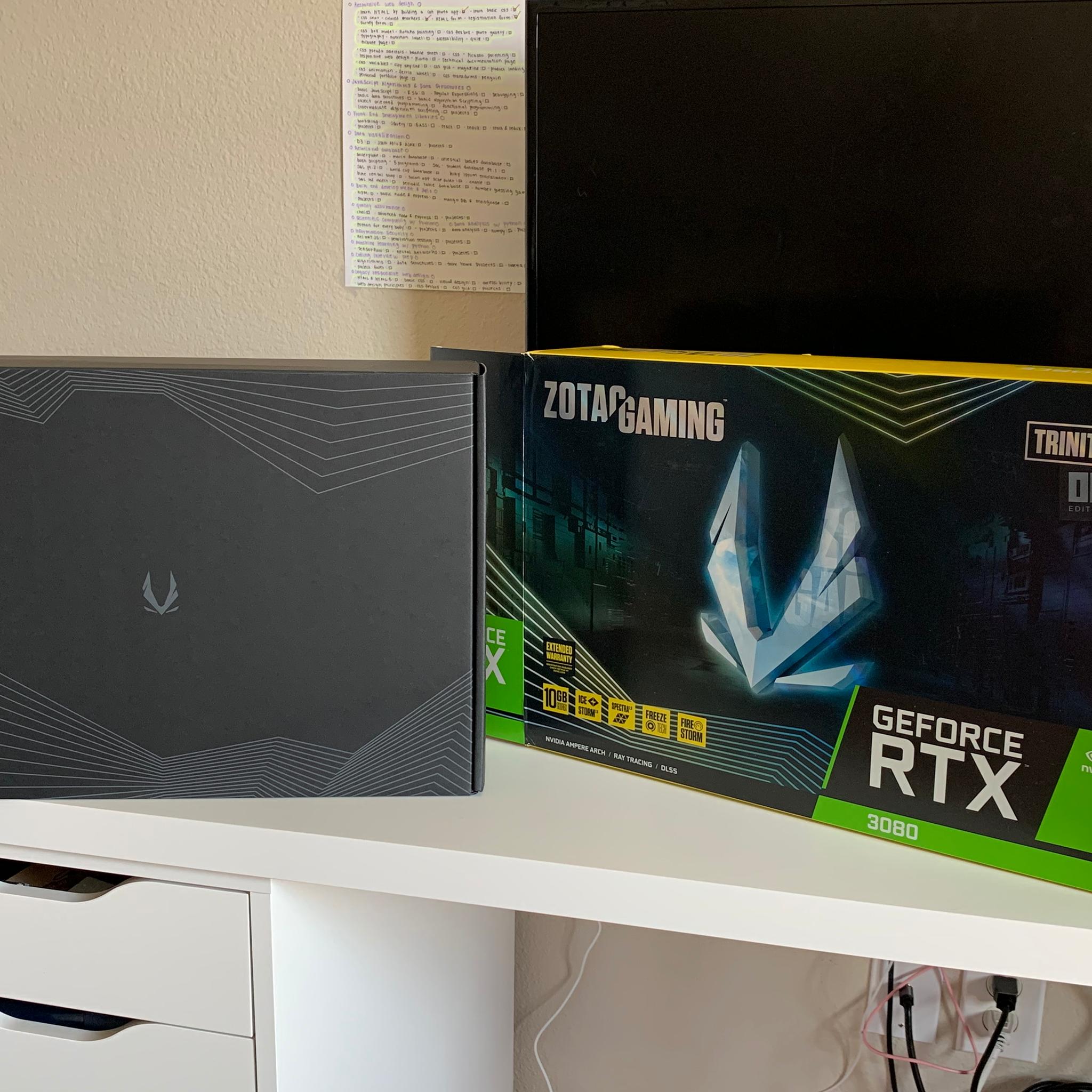 Zotac RTX 3080 10gb GAMING Trinity OC | CIB | Not mined on