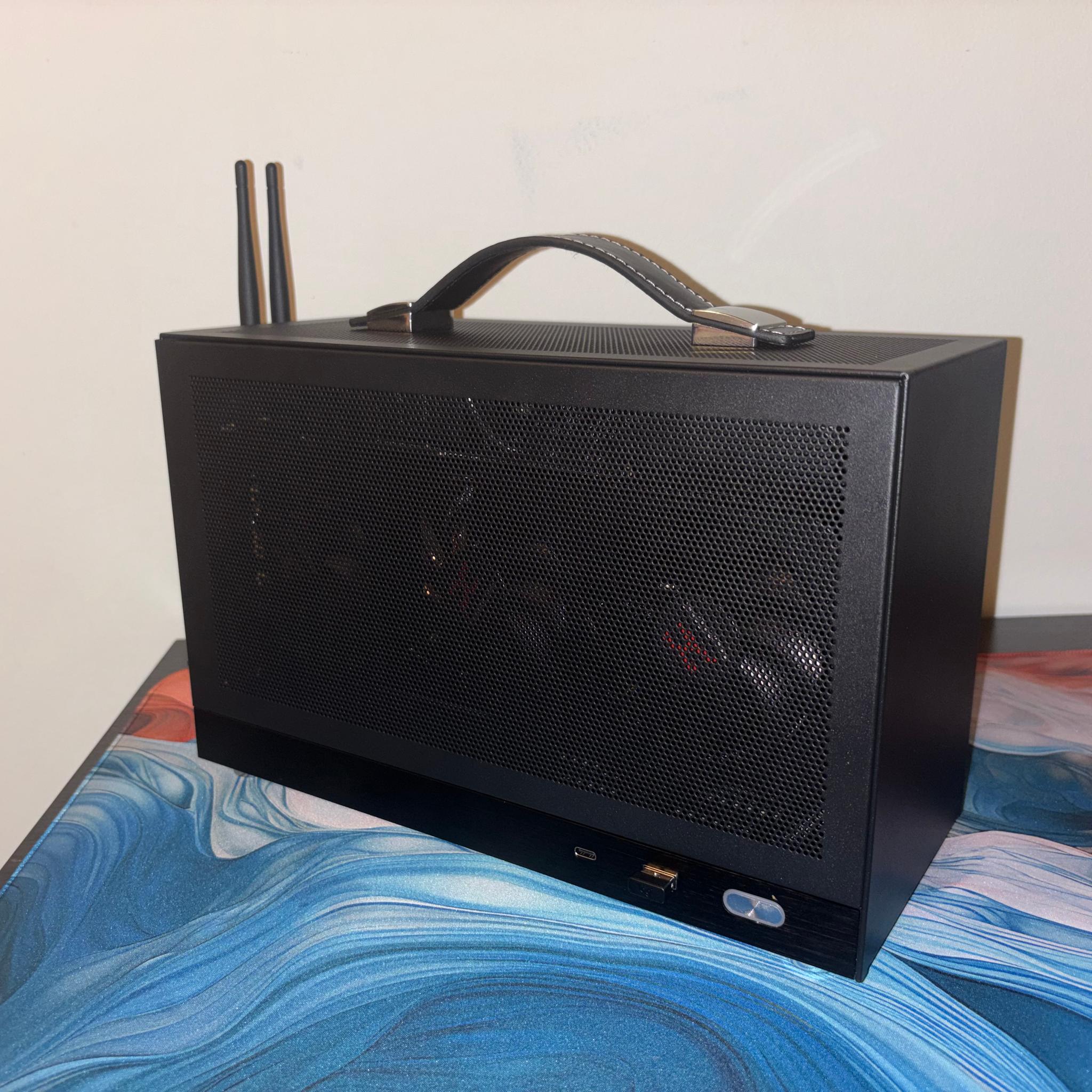 8L S300 Mini Itx build - 7600x3d, 9070GRE, 32gb DDR5, 2TB SSD