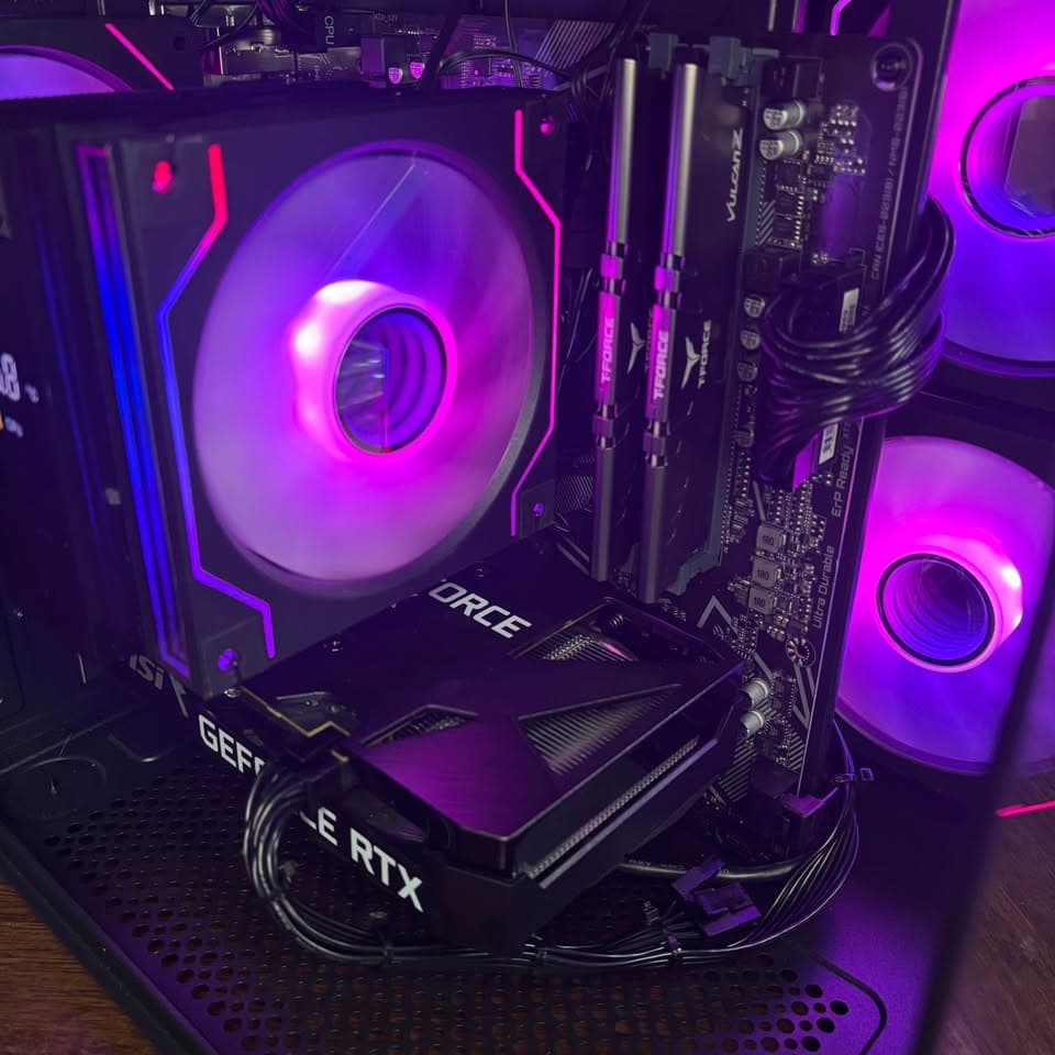 Black Gaming PC (RTX 3060 12GB + AMD Ryzen 5 3600 + 16GB DDR4 + SSD)