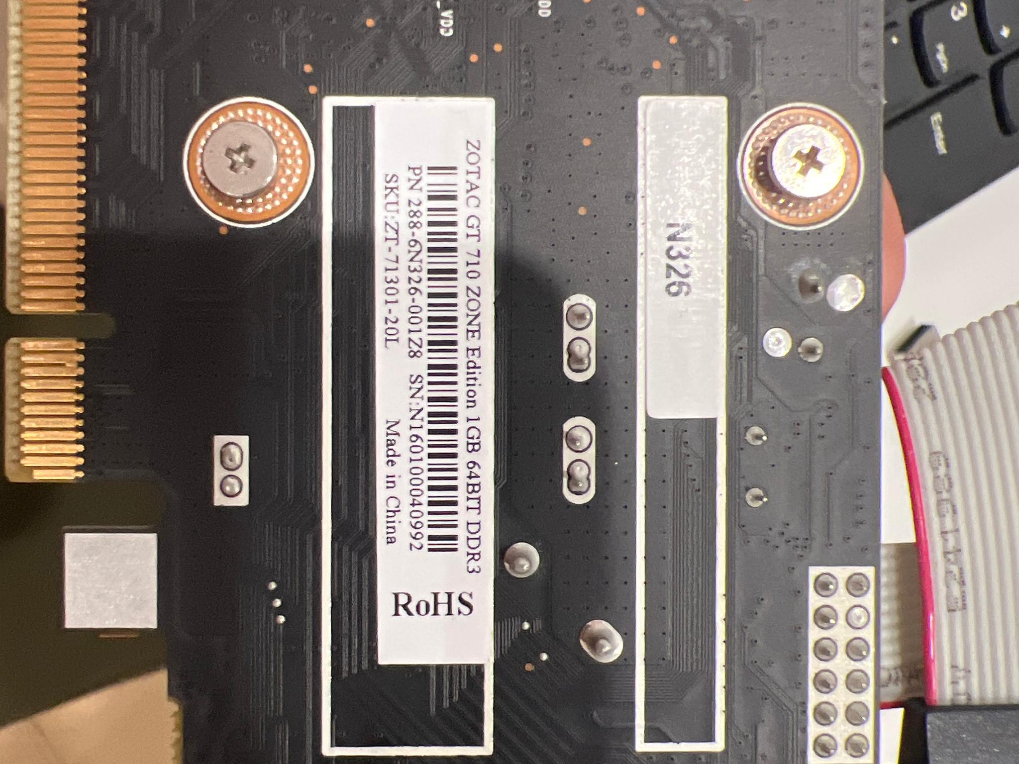 ZOTAC ZONE EDITION GT 710 1 GB DDR3
