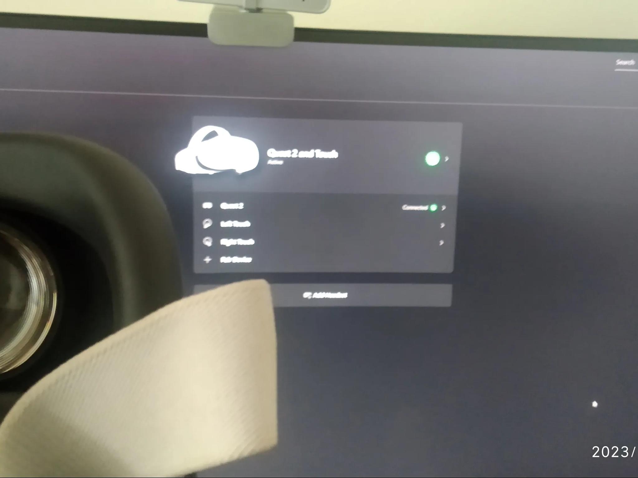 Oculus Meta Quest 2 - 256GB model with two controllers and 16ft Link cable for PCVR