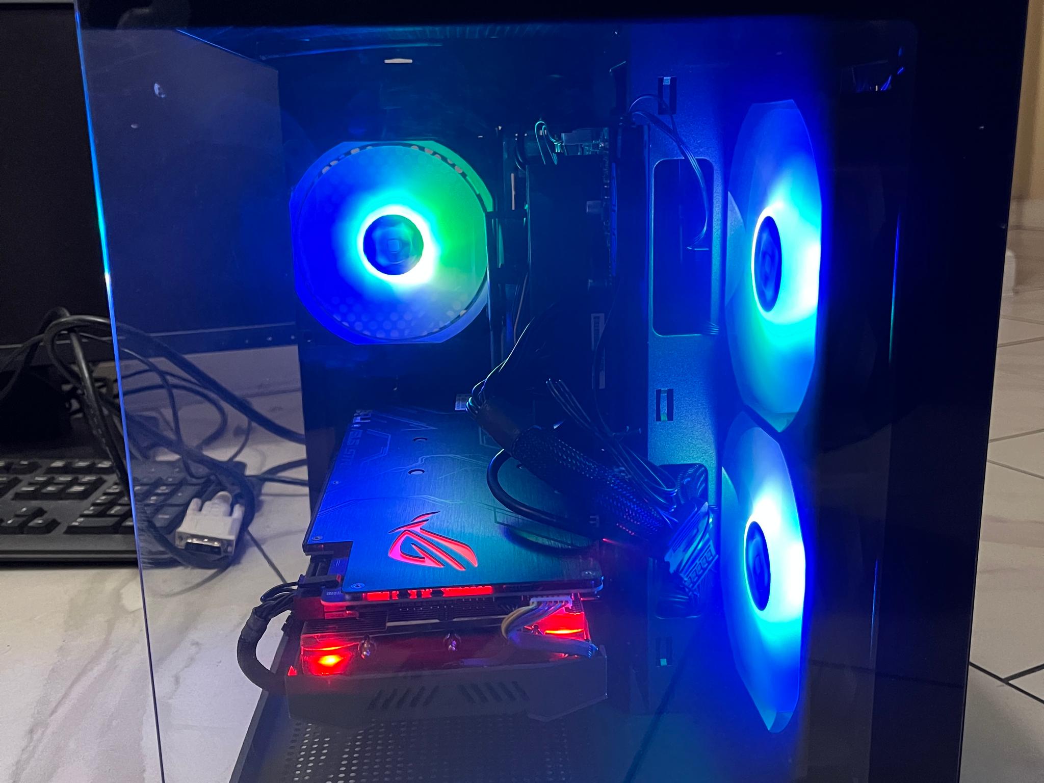 🟠🔥NVIDIA RTX 2060, Intel i5-6400, 16GB RAM, 870 GB Storage, High Performance RGB Gaming PC w/ Remote