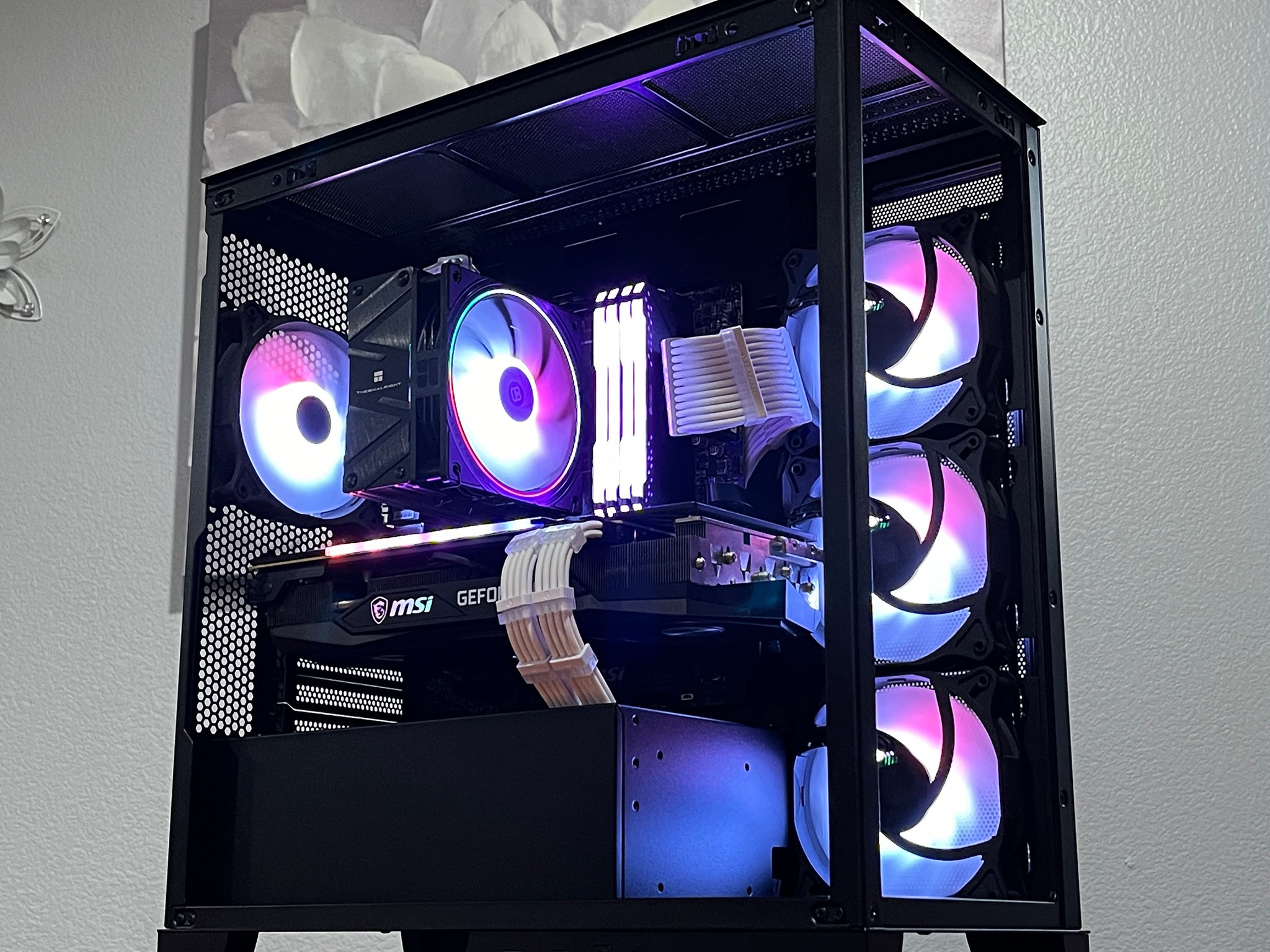 RTX 3070 TRIO 8GB, Ryzen 7 5700G, 32GB 3600MHz | Black RGB Gaming Computer/PC