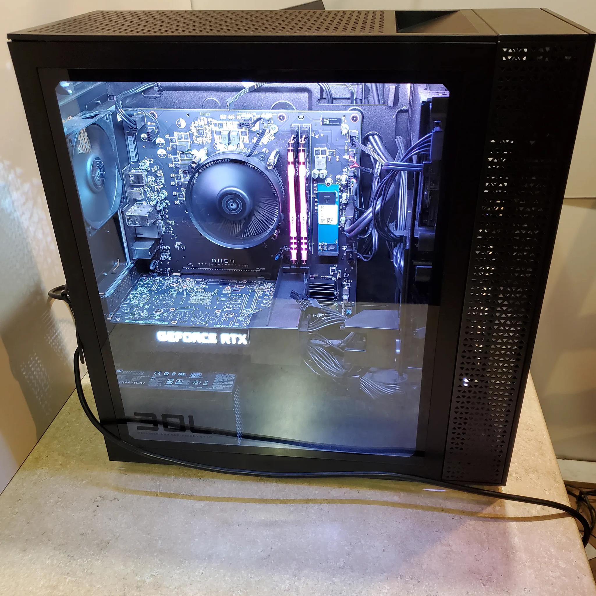 HP Omen 30L Gaming Computer RTX 2060 GPU
