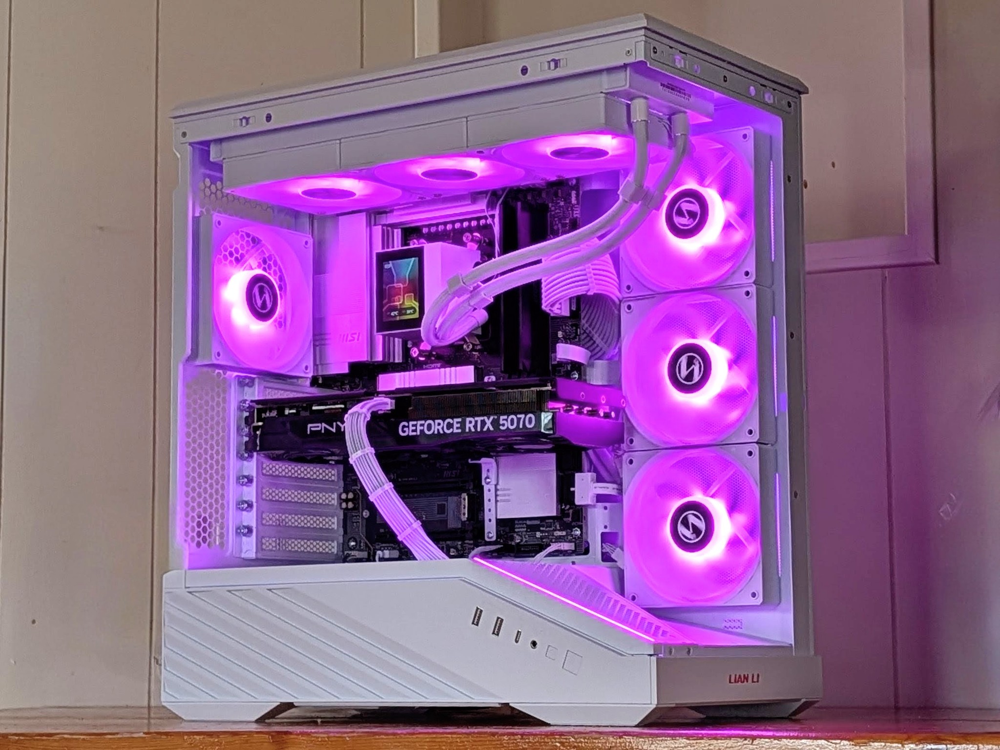 ⚡ RTX 5070 Gaming PC | Ryzen 9700X | AM5 Power | White & Black Build