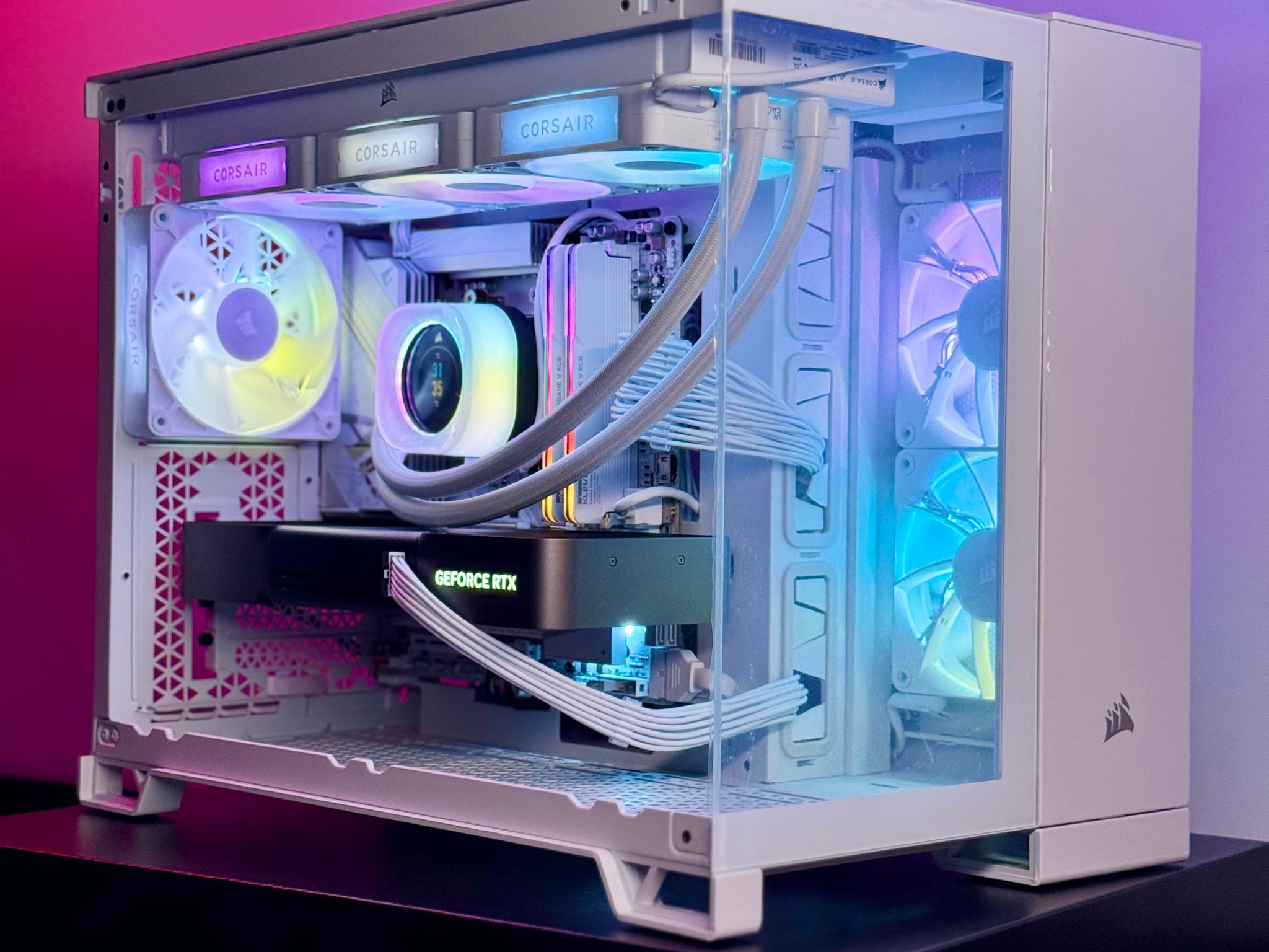 Almost Heaven III 🪽🪽 🪽 9800X3D ☀️ RTX 5080 FE 🌙 32GB RAM DDR5 CL28 ✨ 2TB m.2 📖 White Build