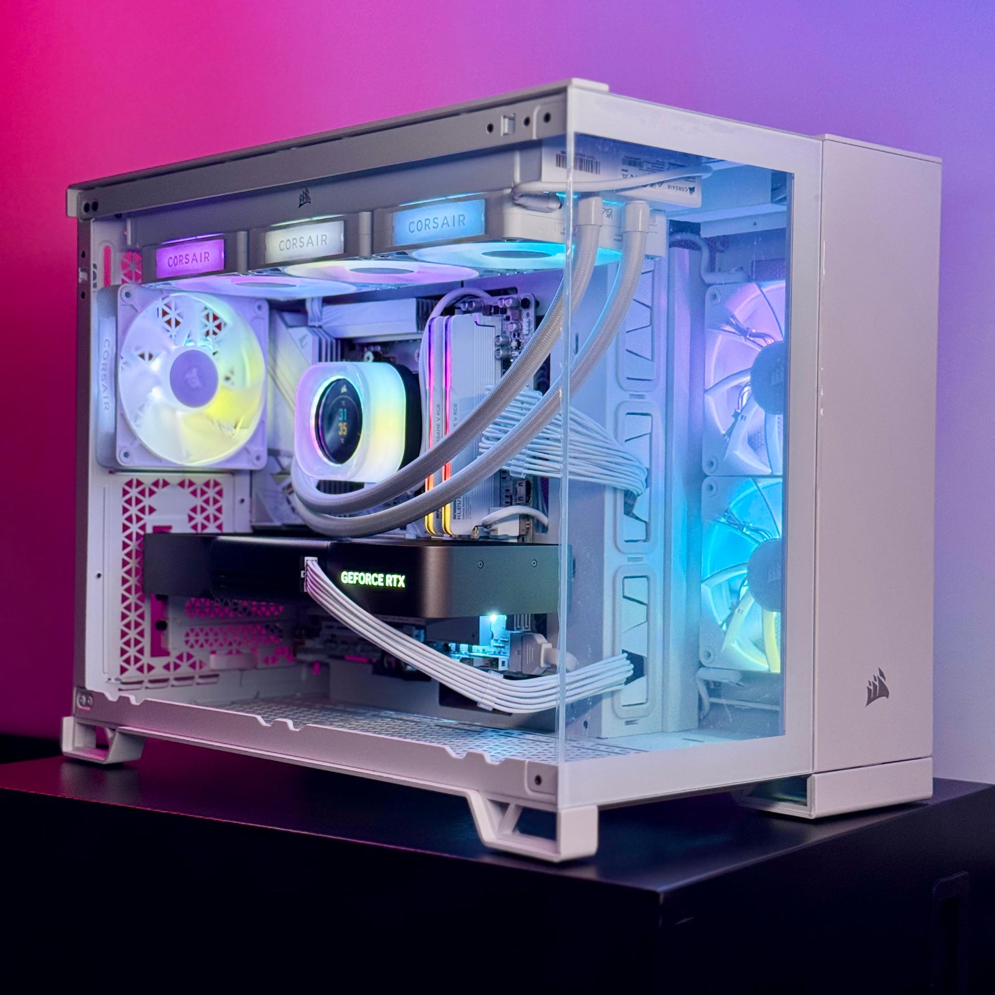 Almost Heaven III 🪽🪽 🪽 5080 FE ☀️ 9800X3D 🌙 32GB RAM DDR5 6000 CL28 ✨ 2TB SSD 📖 White Build