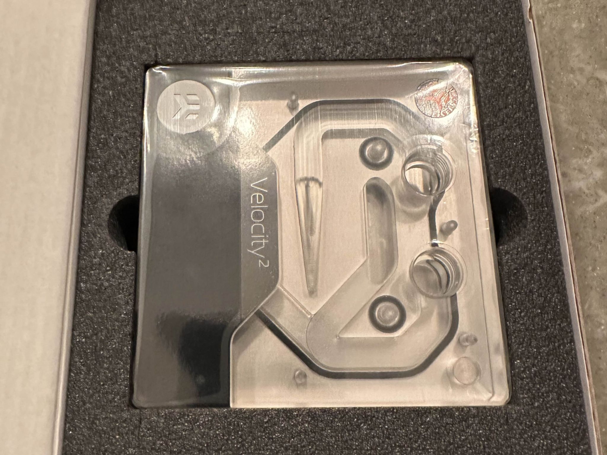 EK Quantum Velocity 2 LGA1700 CPU waterblock - Nickel/Plexi