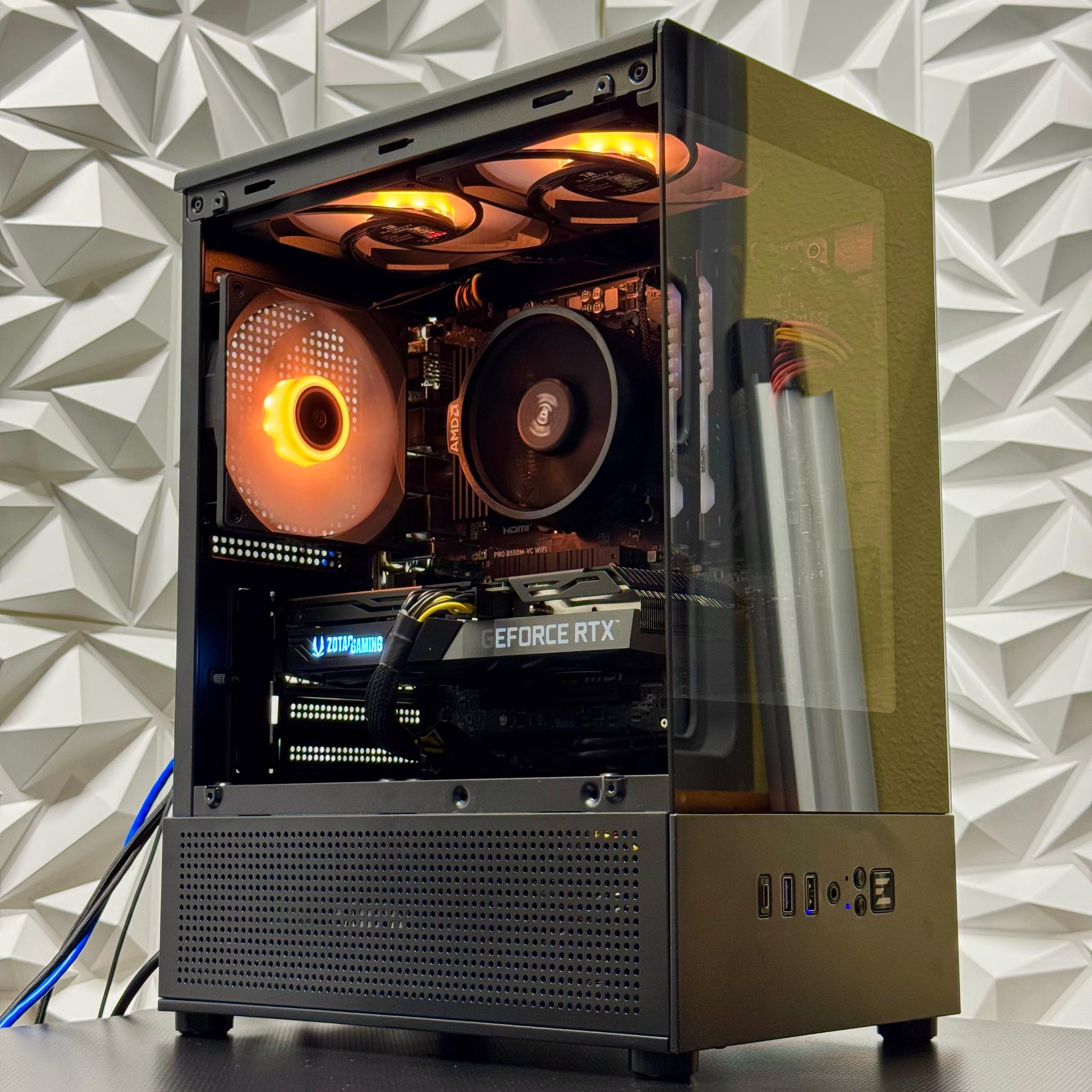 Rtx 3060 ti / Ryzen 5 5500 / 16GB DDR4 Ram / 500GB Nvme / 600w psu / windows 11 / RGB