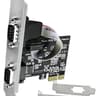 2-Port PCI Express RS-232 DB9 Serial Port Card PCIE RS232 Card, PCIE Serial DB9 Port Card (PCIE-SE2)