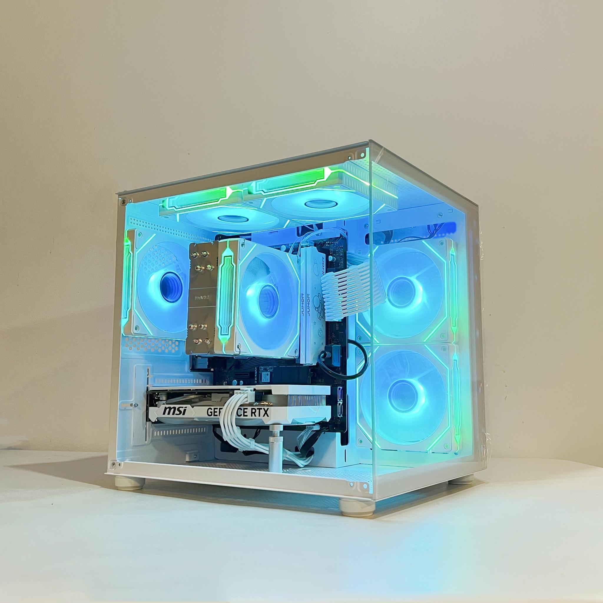 🔥SALE🔥 RTX 4060|R5-5600|1TB M.2|32GB RAM|ARGB Fans|WIFI||DepxTech Pre-Built PC