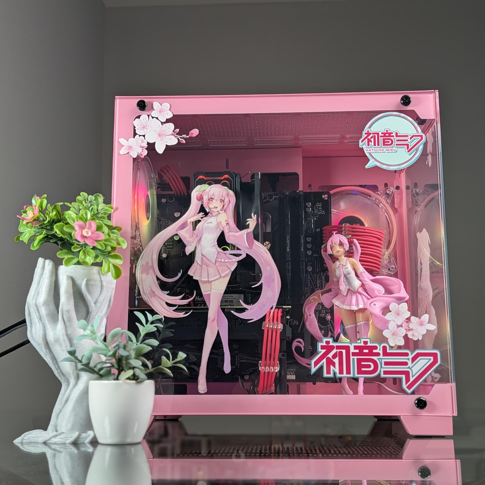 The Sakura Hatsune Miku 1080p Gaming PC | Nvidia RTX 2060 Super |Ryzen 5 | 1 TB SSD | 16GB RAM