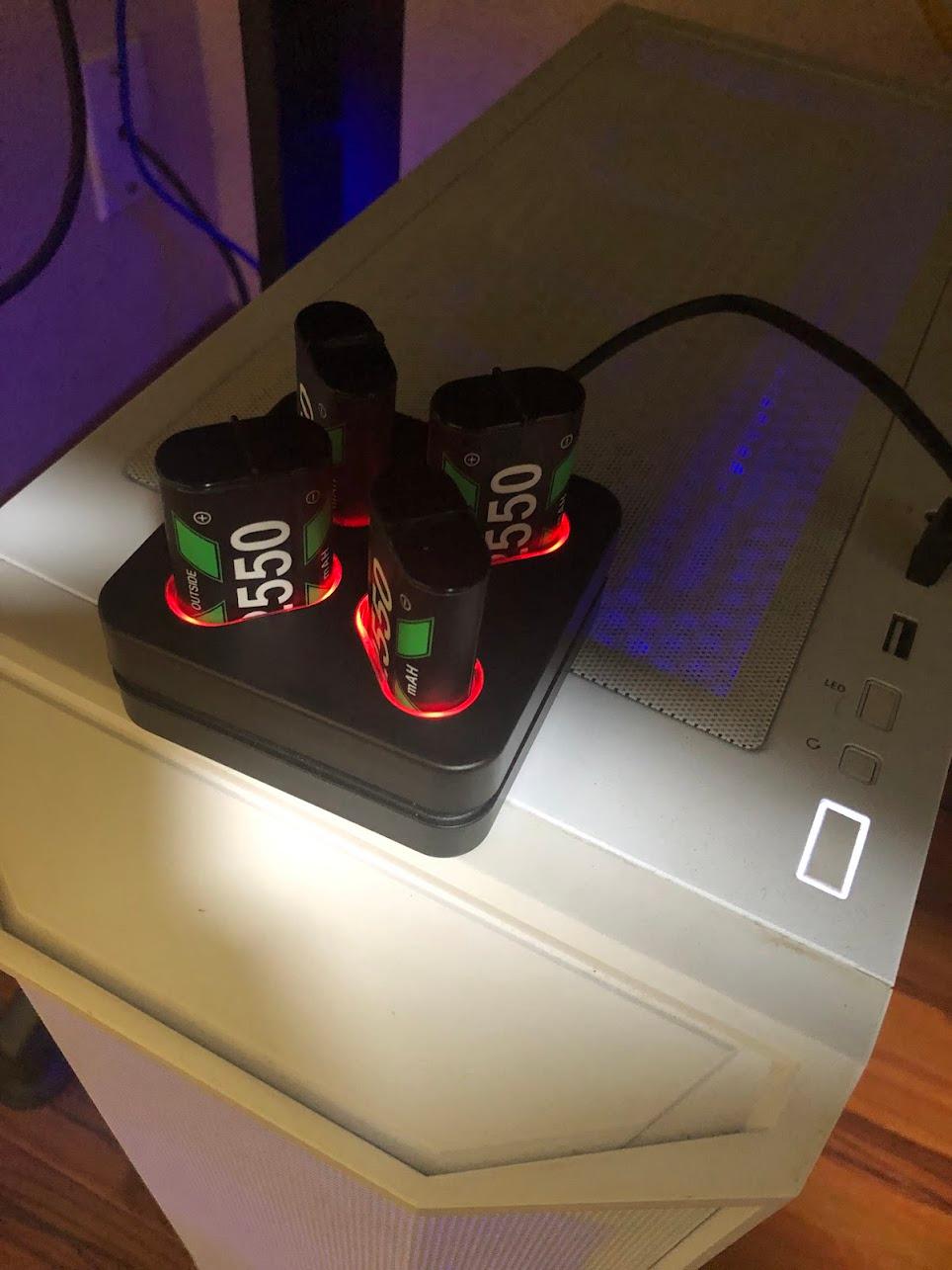 Xbox Series X (1 TB, 4 Controllers, 4 Rechargeable Batteries With Charger, & Wireless PC Adapter)