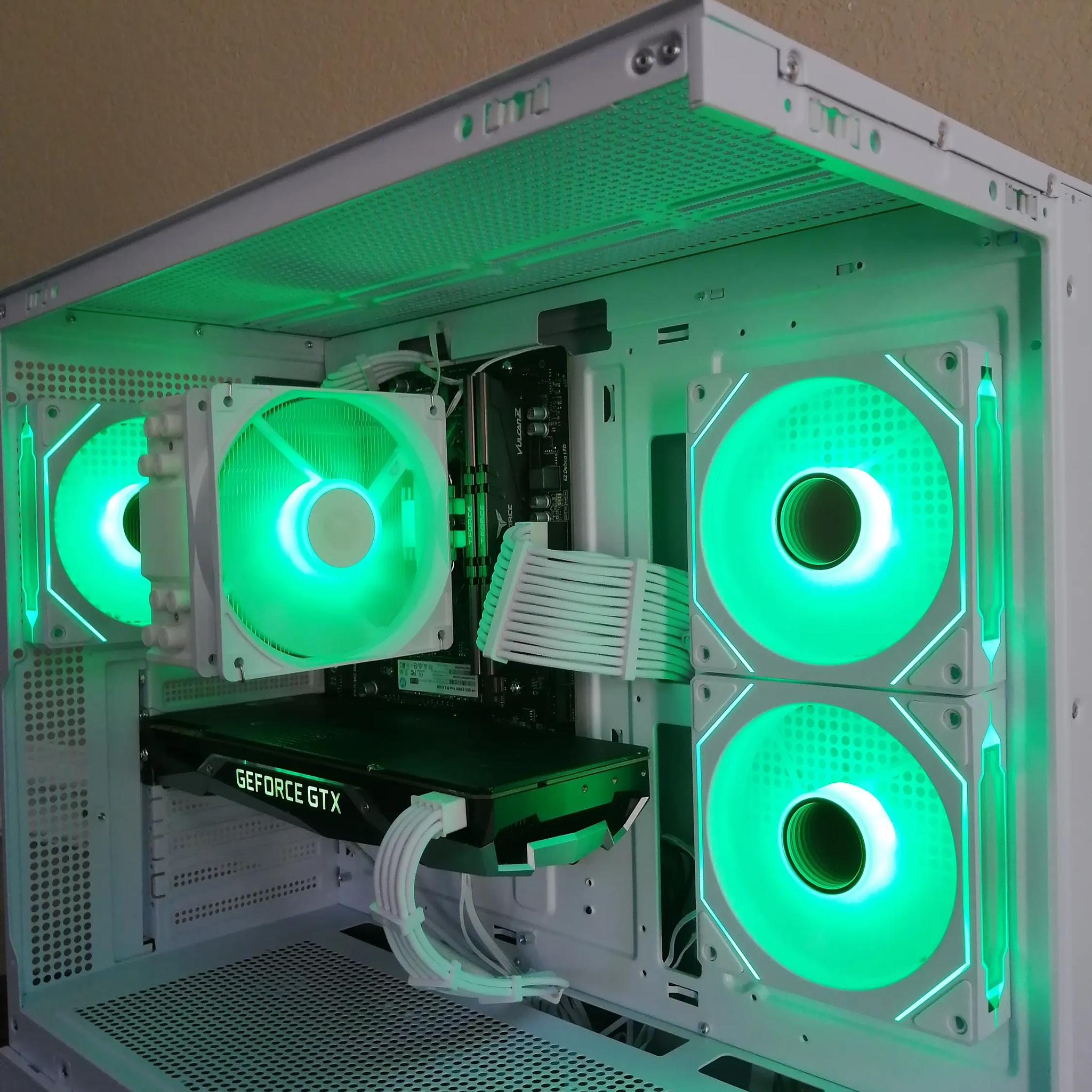 NVIDIA GTX Gaming PC! Clean White Build with Ryzen 5