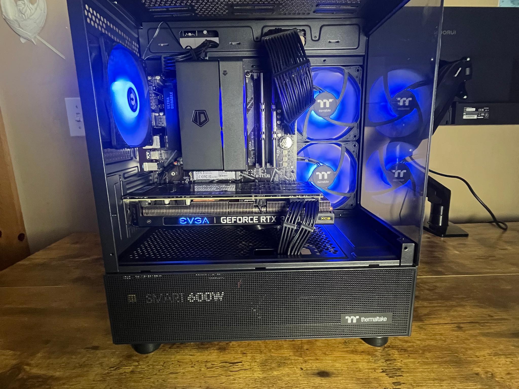 ⛈️💙Roaring Thunder Gaming PC 💙⛈️ RTX 3070 ⛈️💙 Ryzen 5 5600X 💙⛈️ 16GB DDR4 ⛈️💙 1TB NVME SSD 💙⛈️