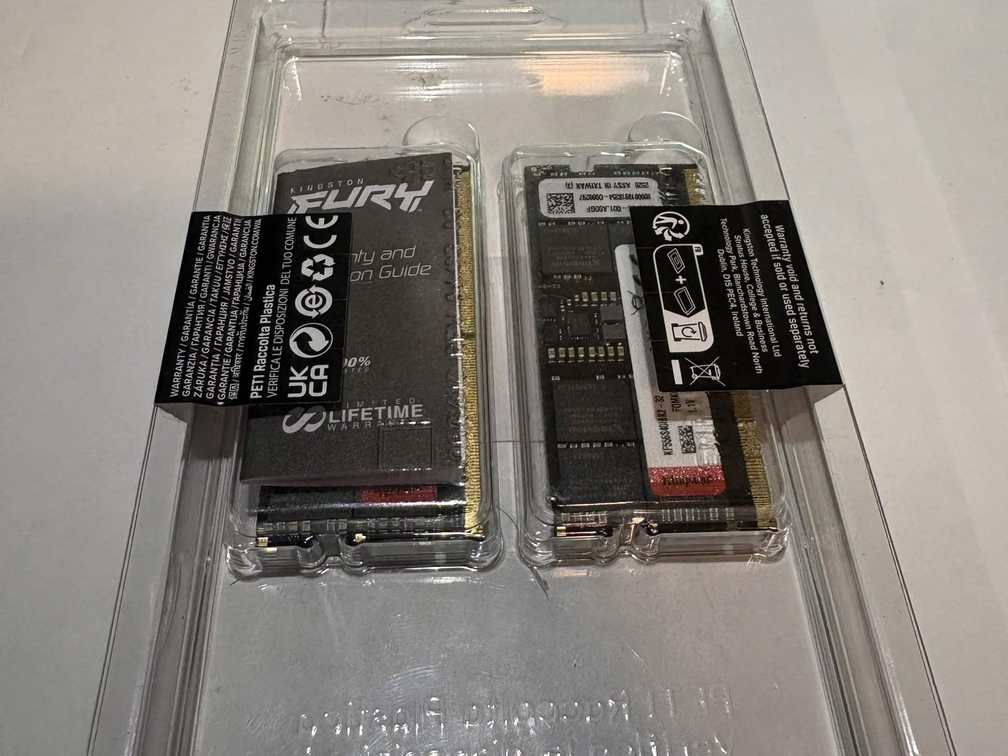 Kingston Fury 32GB (2x16GB) DDR5 5600MHz CL40 RAM Kit