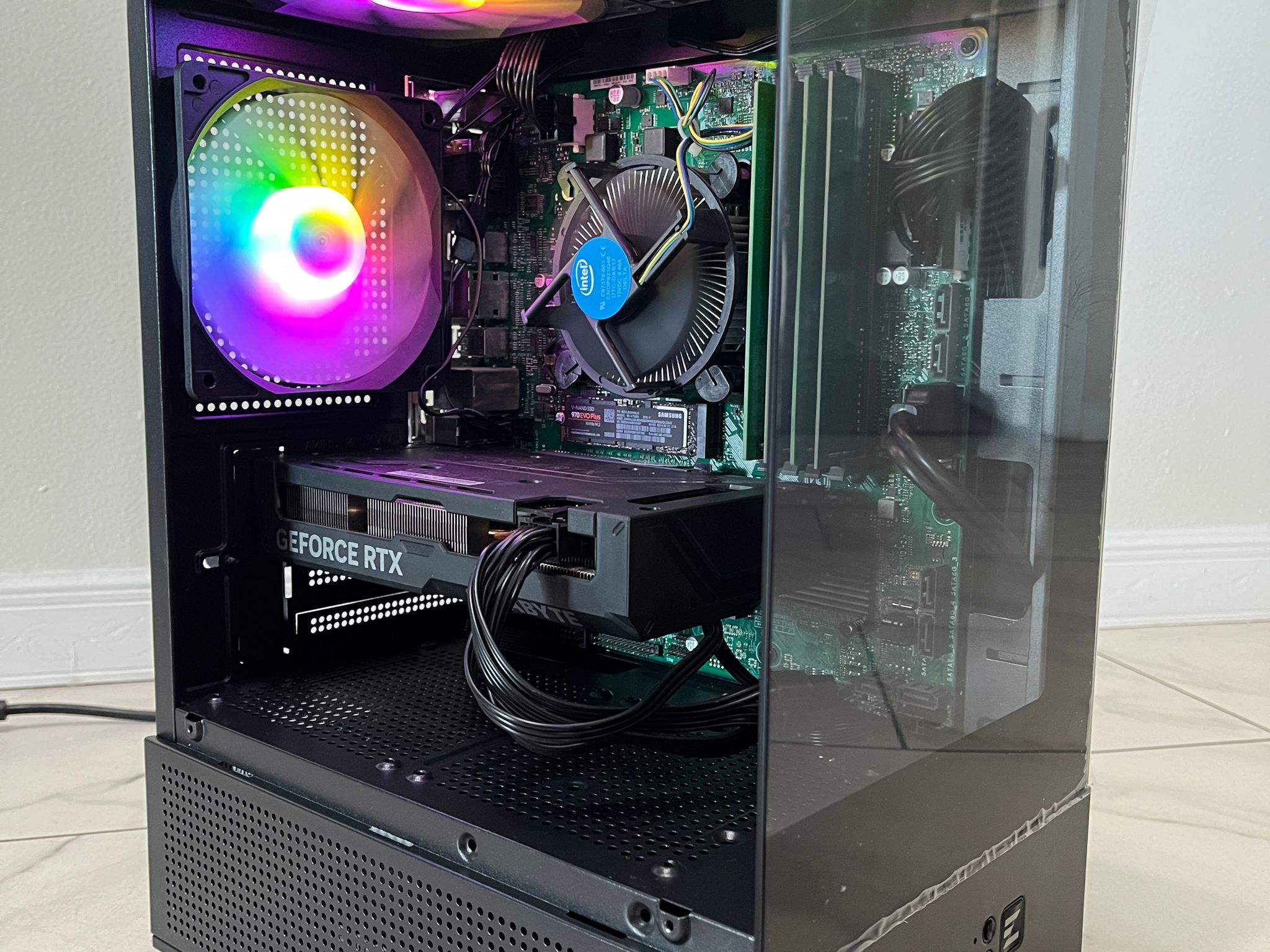 NVIDIA RTX 4060 Ti, Intel Core i7-9700, 16GB RAM, 500GB SSD - High FPS Gaming PC w/ Wi-Fi & BT