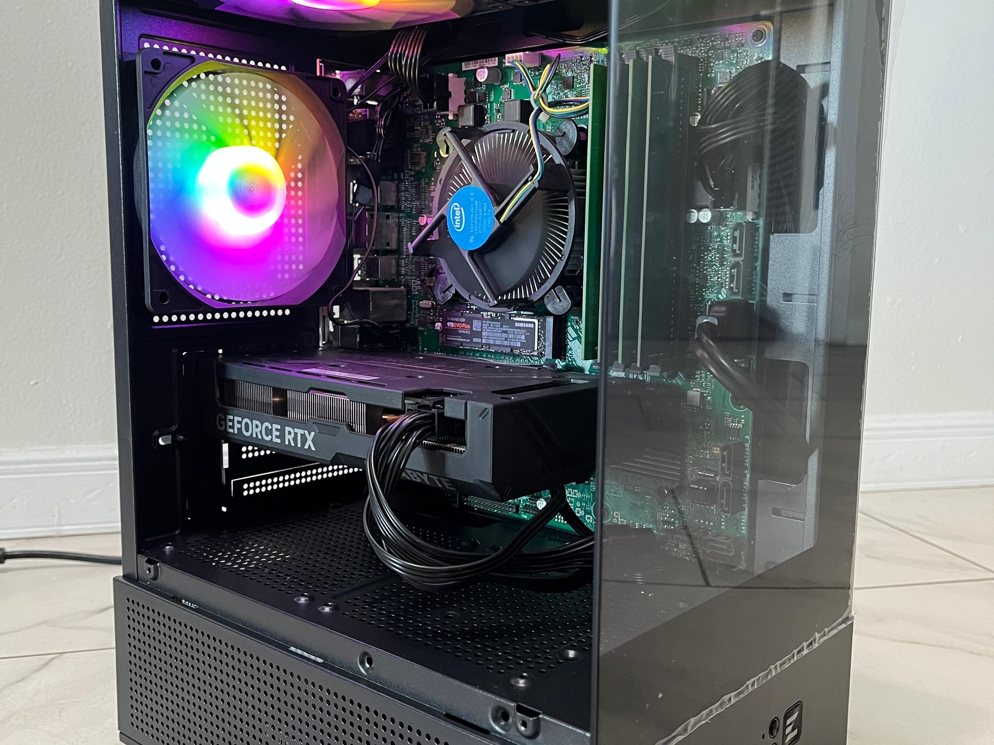 NVIDIA RTX 4060 Ti, Intel Core i7-9700, 16GB RAM, 500GB SSD - High FPS Gaming PC w/ Wi-Fi & BT