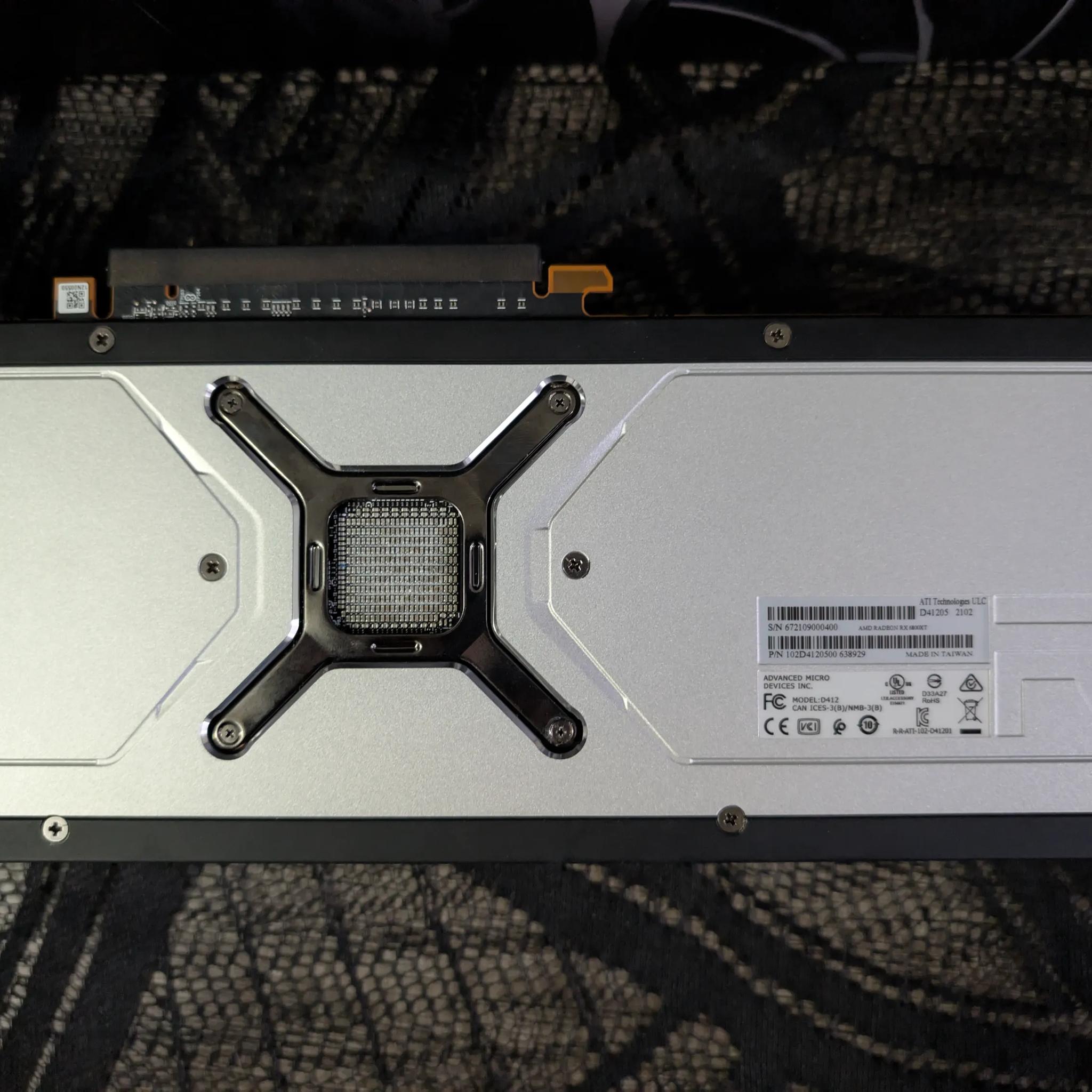 AMD Radeon RX 6800XT 16GB in Original Packaging with extra PhaseSheet PTM