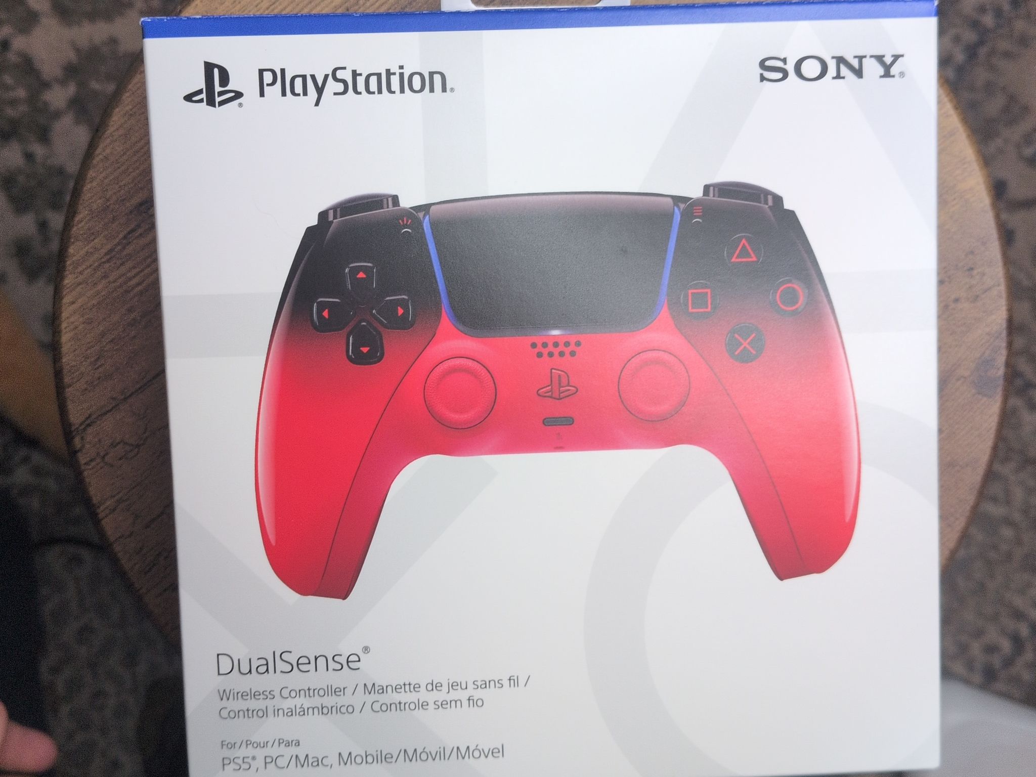 PS5 Dualsense Techno Red TMR Drift Proof upgraded controller! (BDM-060)