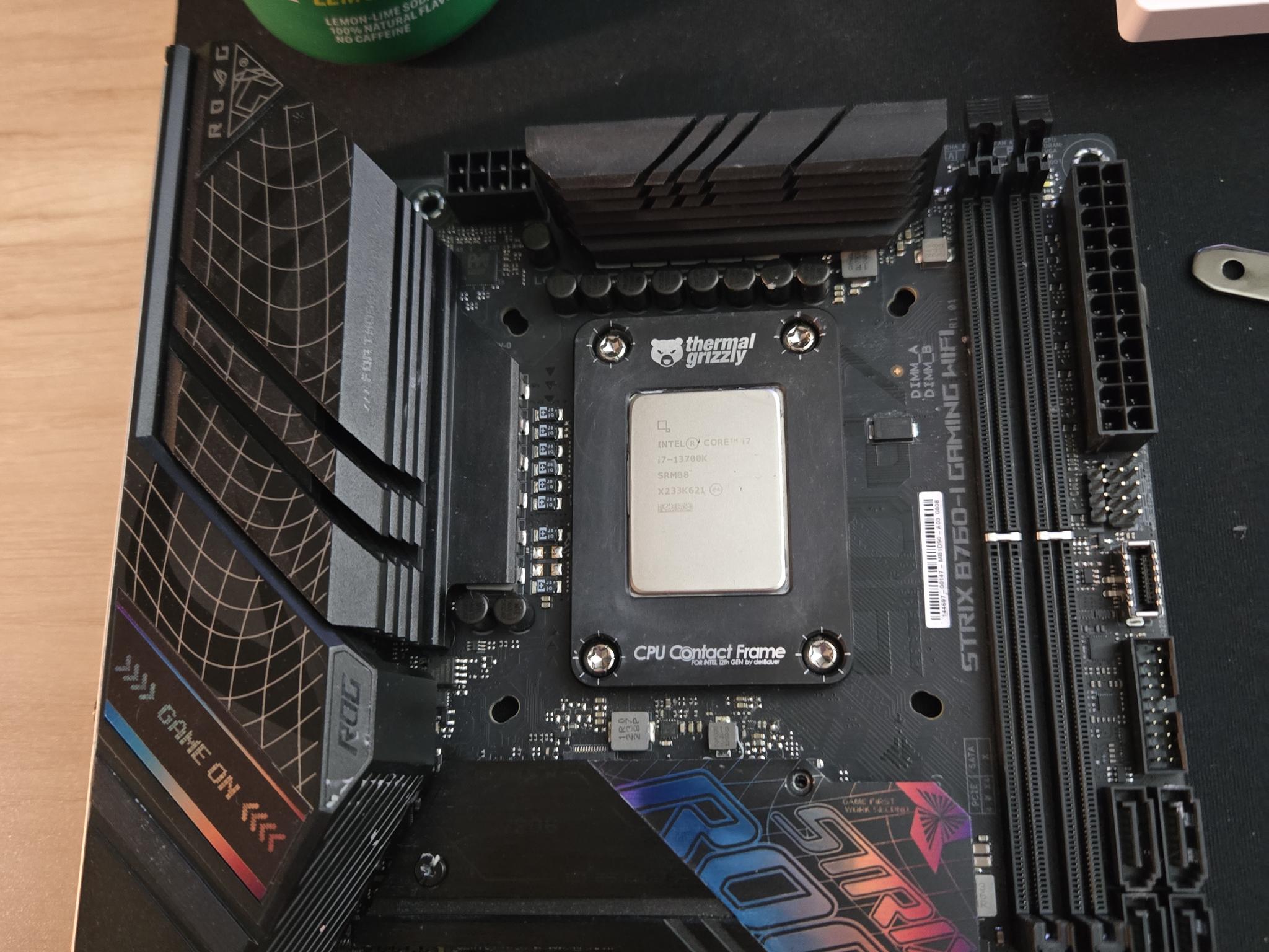 ROG STRIX b760i + i7-13700K