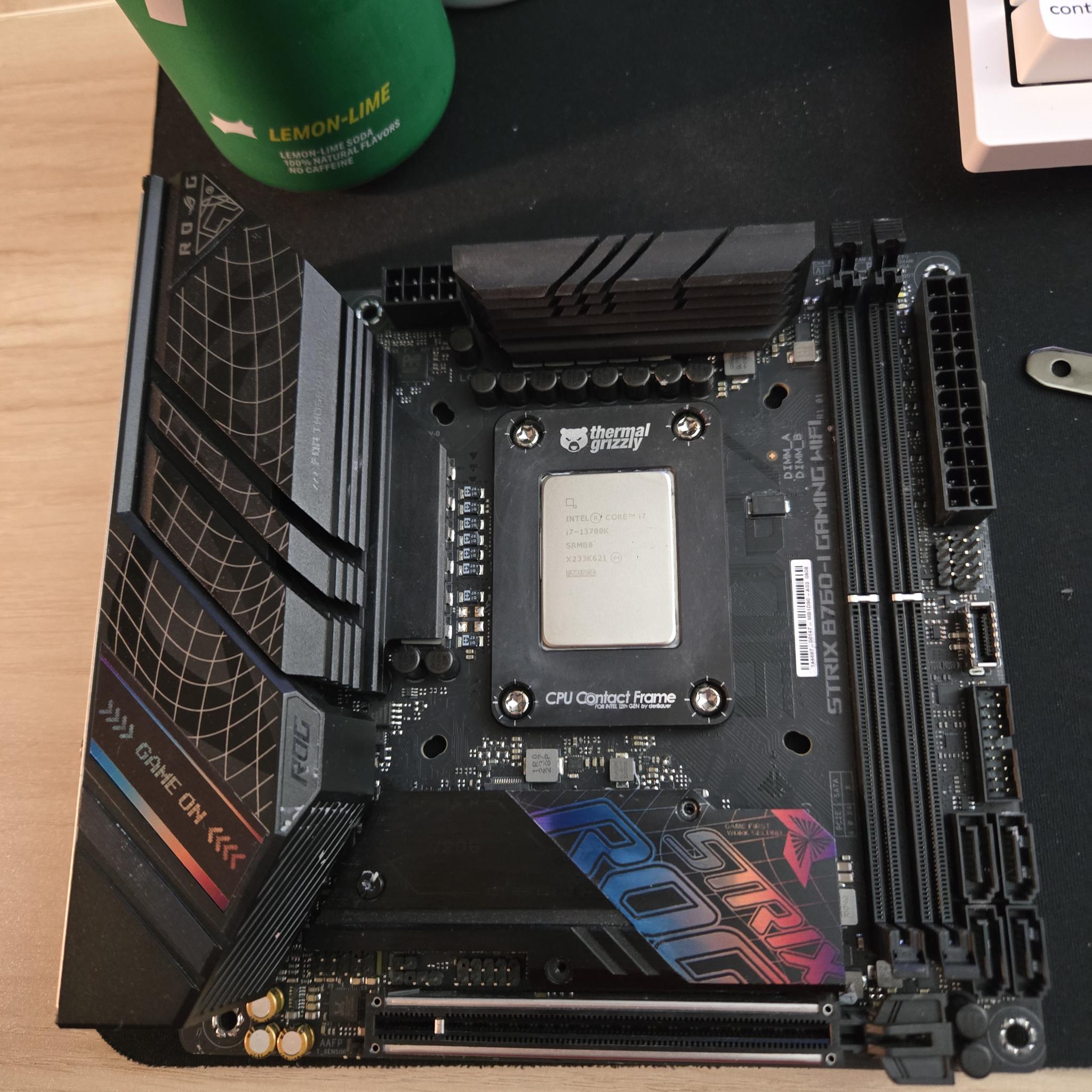 ROG STRIX b760i + i7-13700K