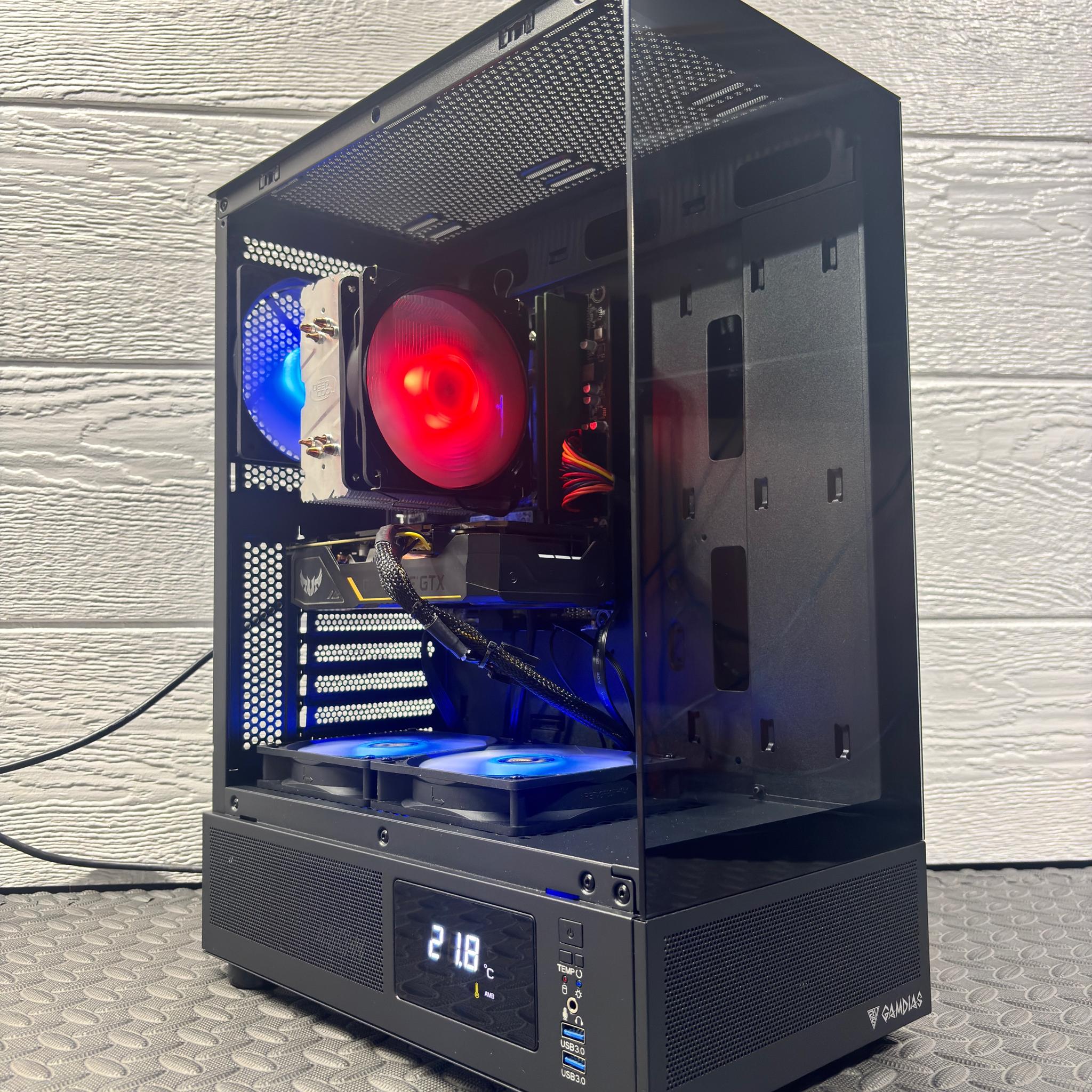 Gaming PC — Ryzen 5 1600 • GTX 1660 Super • 16GB RAM • SSD + 2TB Storage