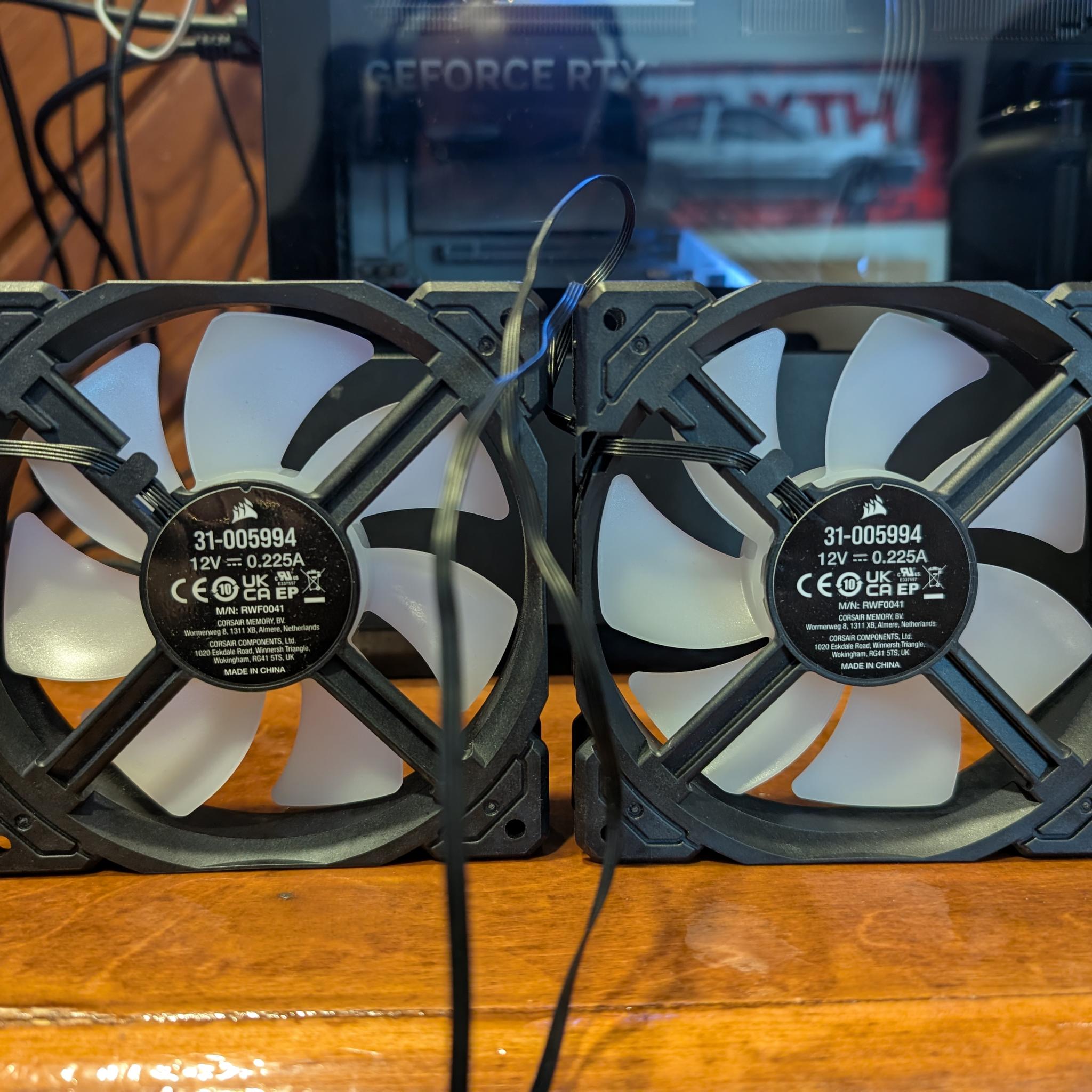 Corsair Aio 120mm Fans