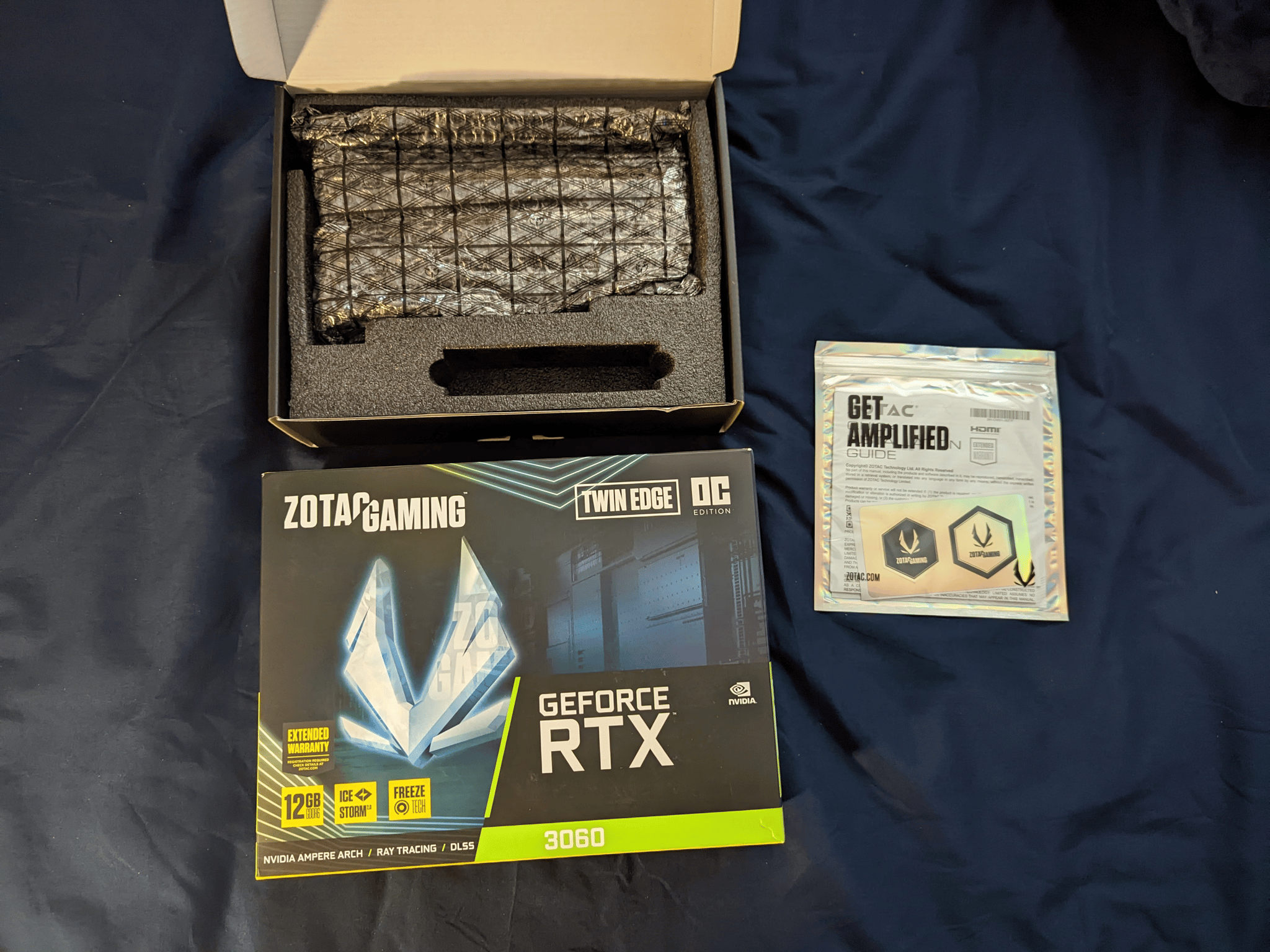 Used Zotac Twin Edge OC RTX 3060 12GB