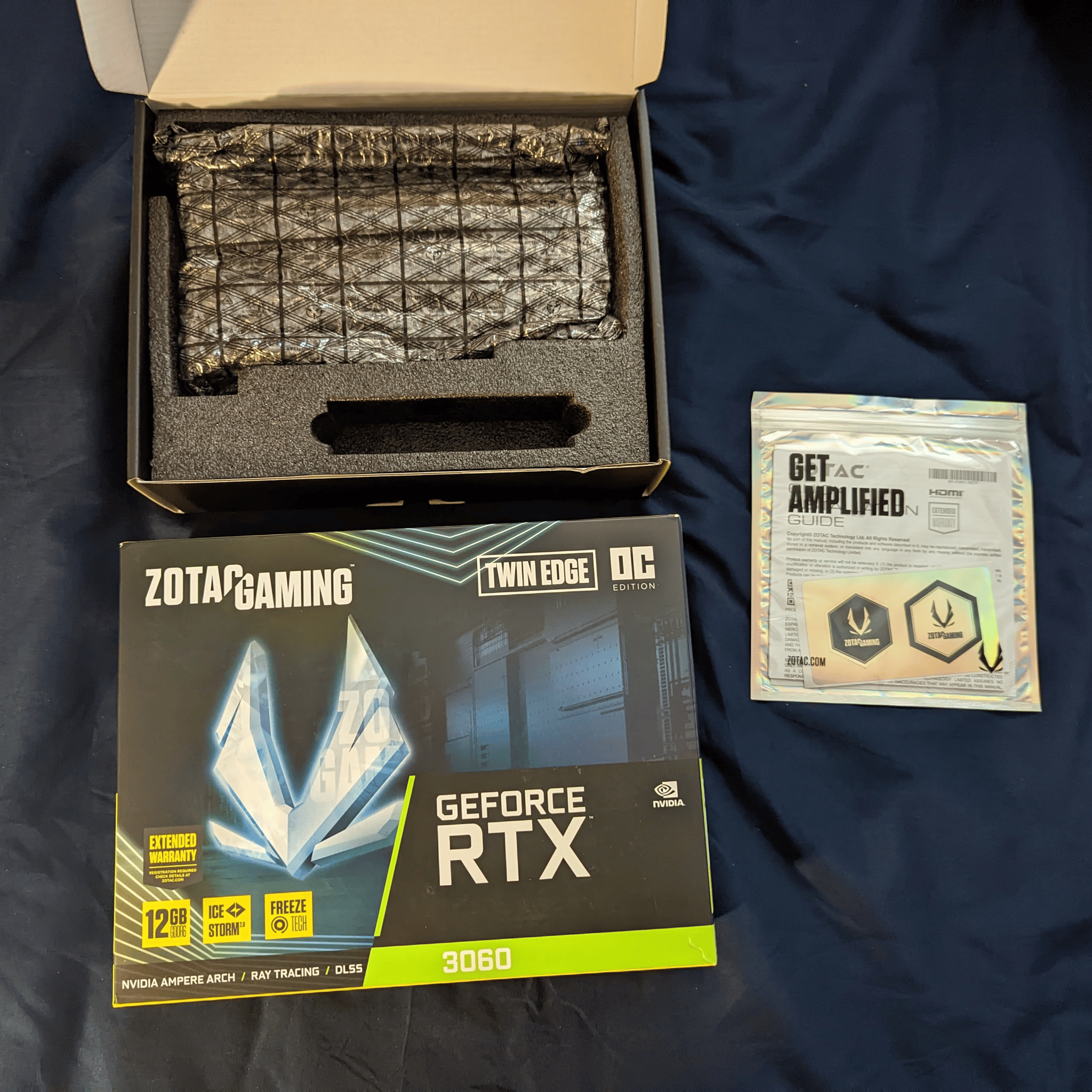 Used Zotac Twin Edge OC RTX 3060 12GB
