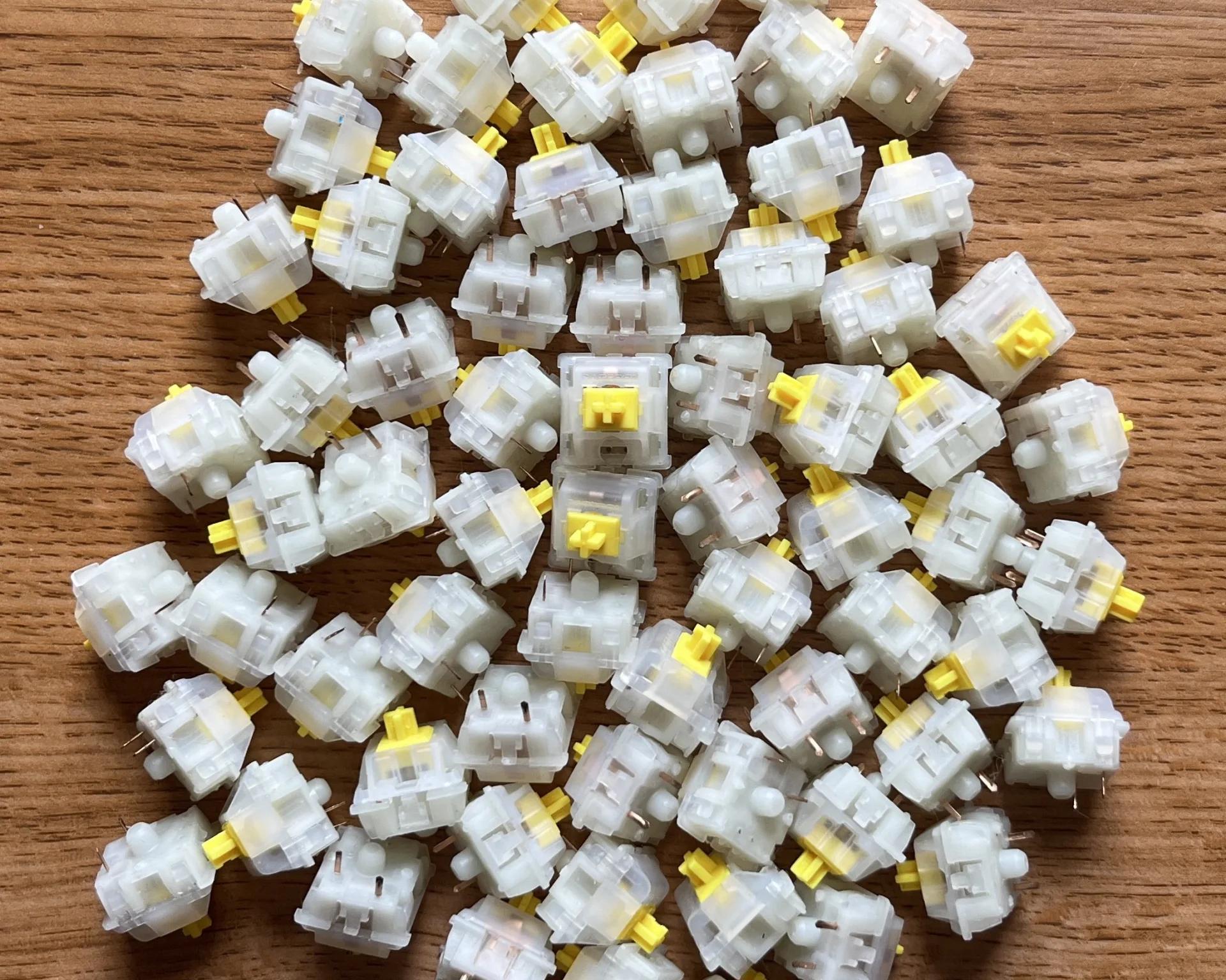 Various types of Keyboard Switches (Gateron Yellow + Huan Browns)