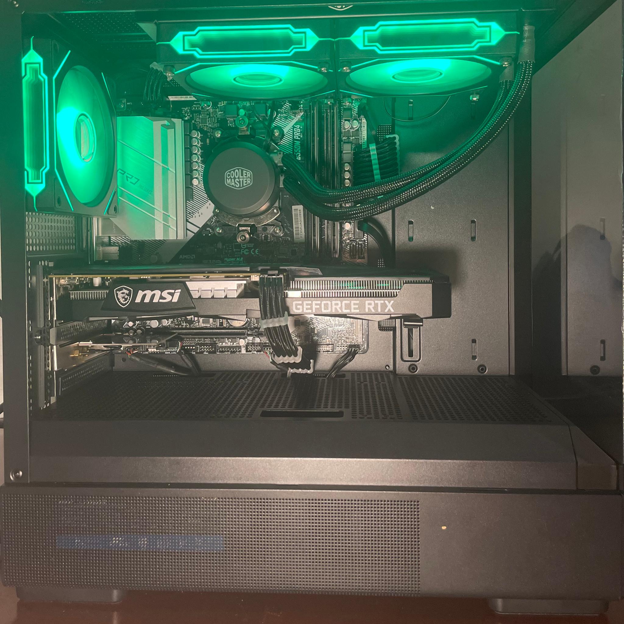 - [ ] Gaming PC | GEFORCE 3060 12gb| RYZEN 7 | 16GB RAM | WINDOWS 11 home | WiFi and Bluetooth