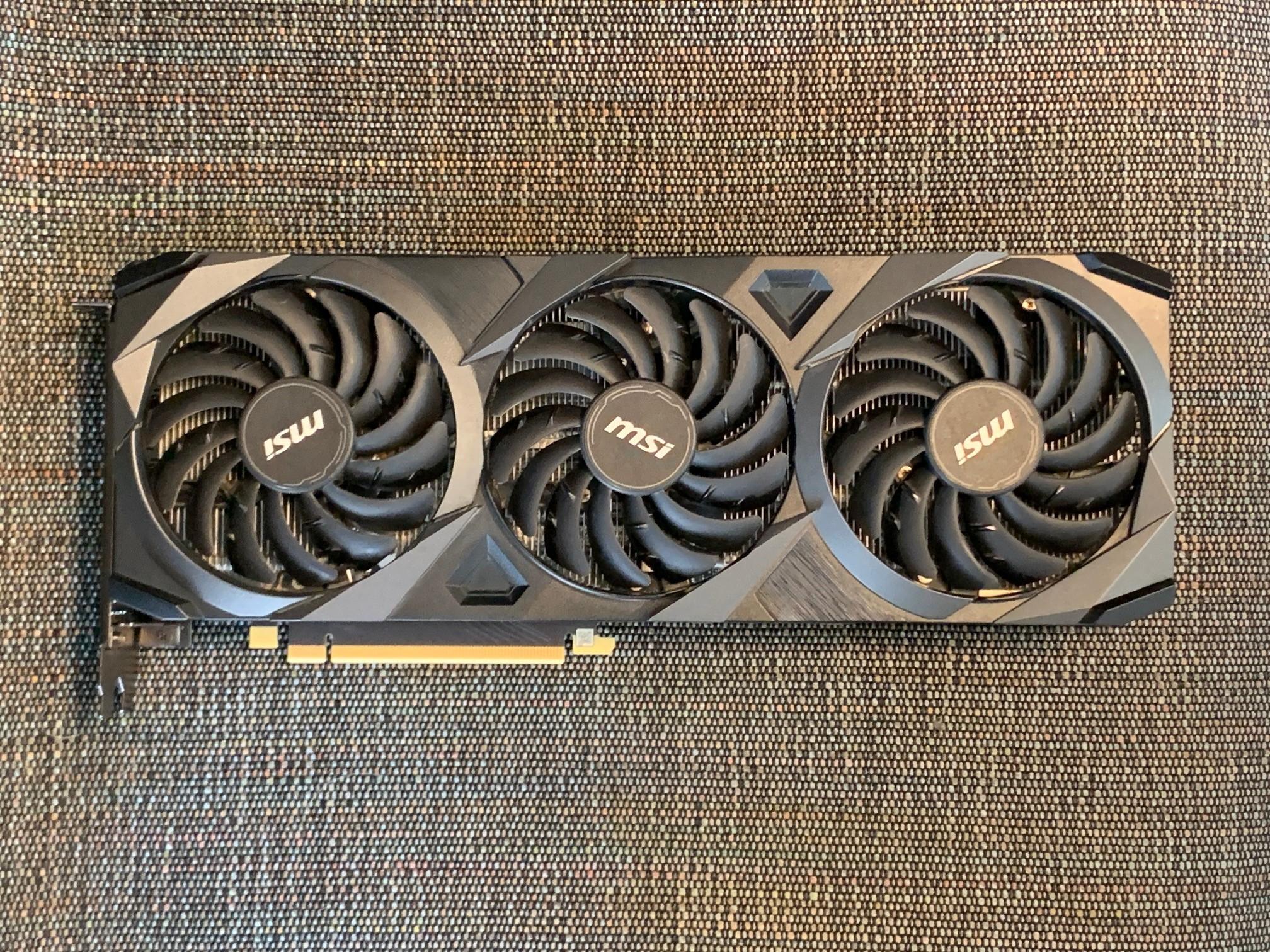 MSI GeForce RTX 3070 VENTUS 3X OC BV 8GB GDDR6 Graphics Card, Used
