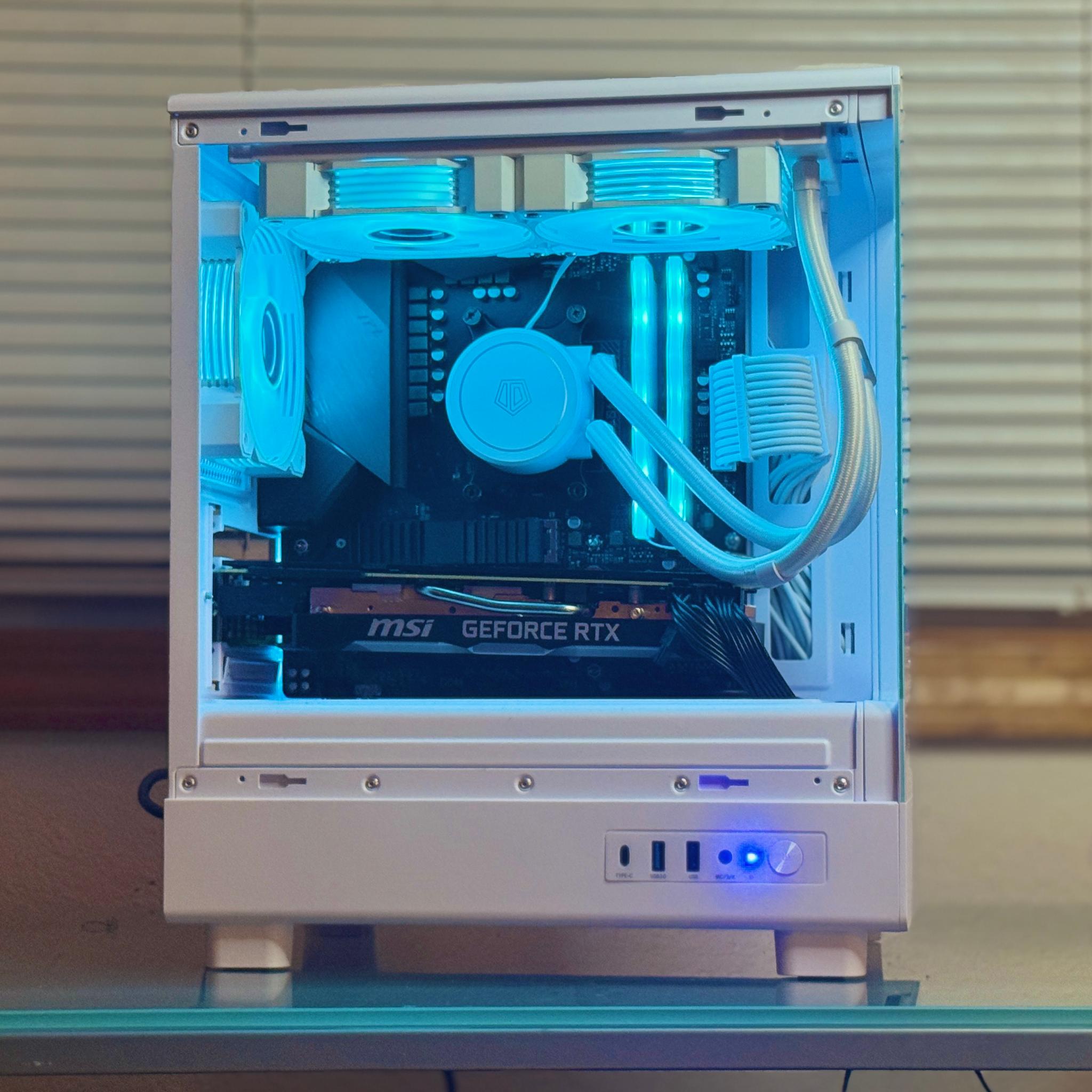 "Snow" White Gaming PC | Ryzen 5 5600x | RTX 2070 SUPER | 16gb DDR4 RAM | 1TB NVMe SSD