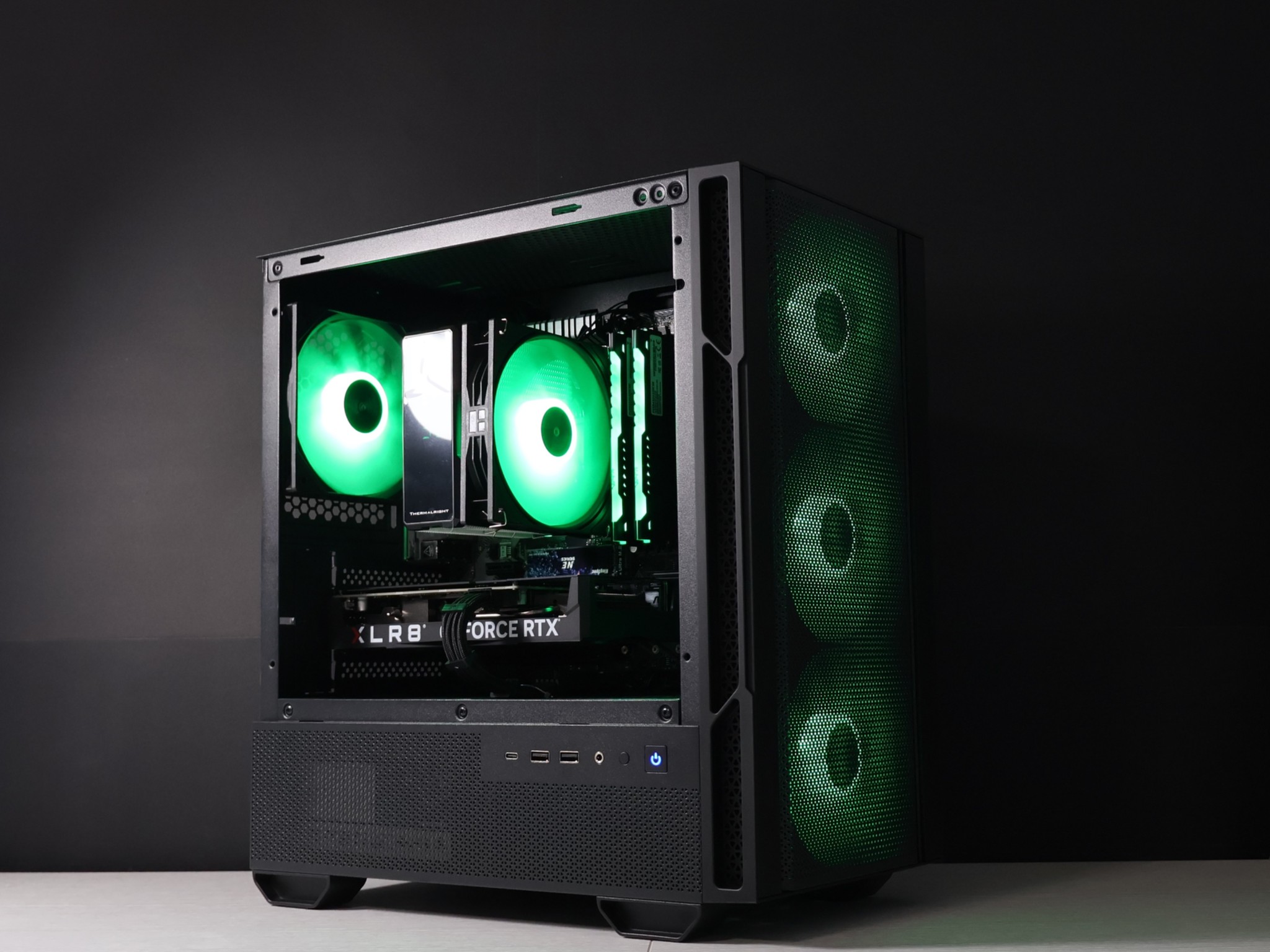 ⚫️BLACKOUT⚫️ Gaming PC | AMD Ryzen 5 3600 | 32GB | RTX 4060 | 1TB SSD | Win11 Home | Wi-Fi