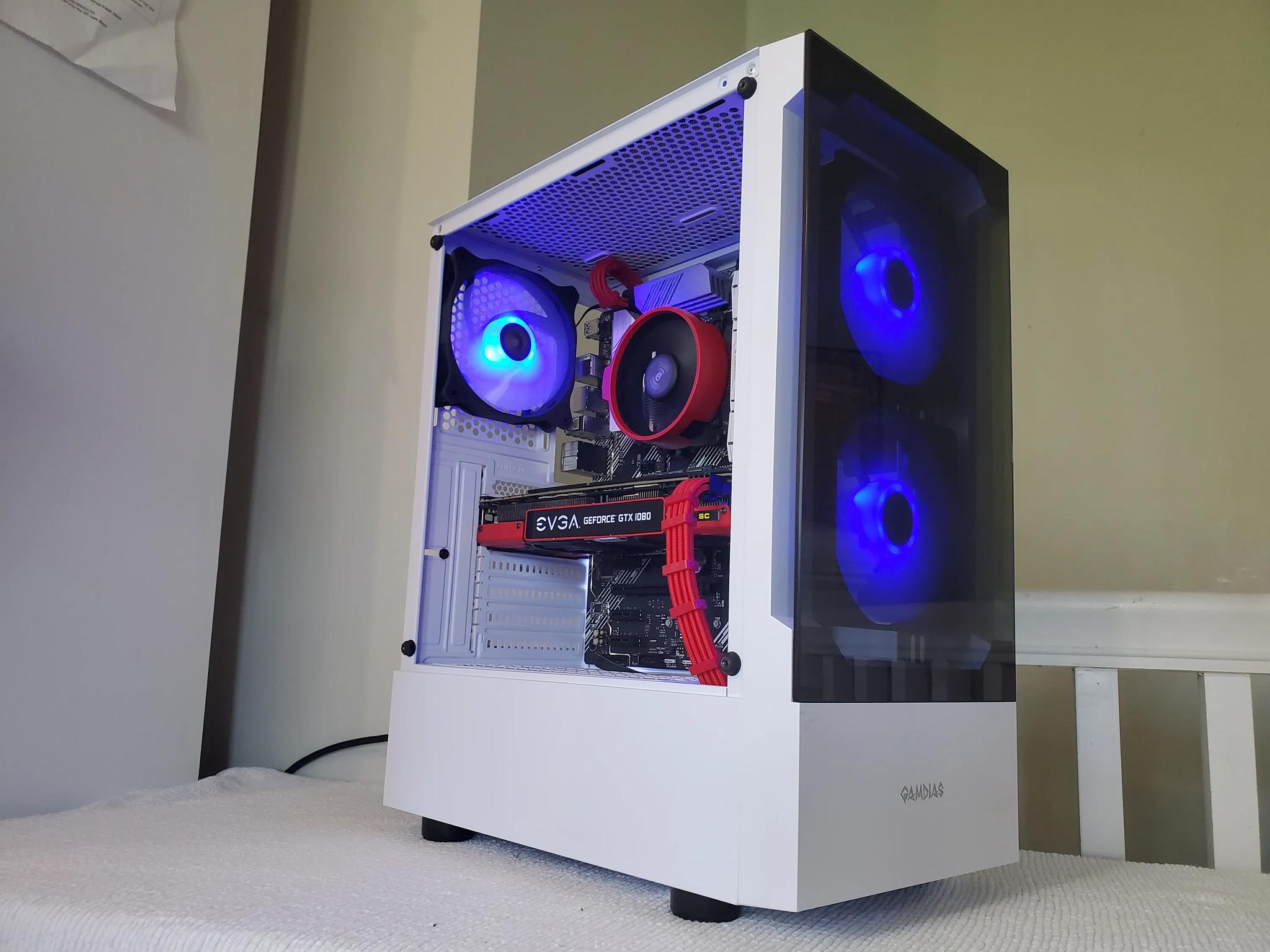 Red Ryzen 5 / GTX 1080 build