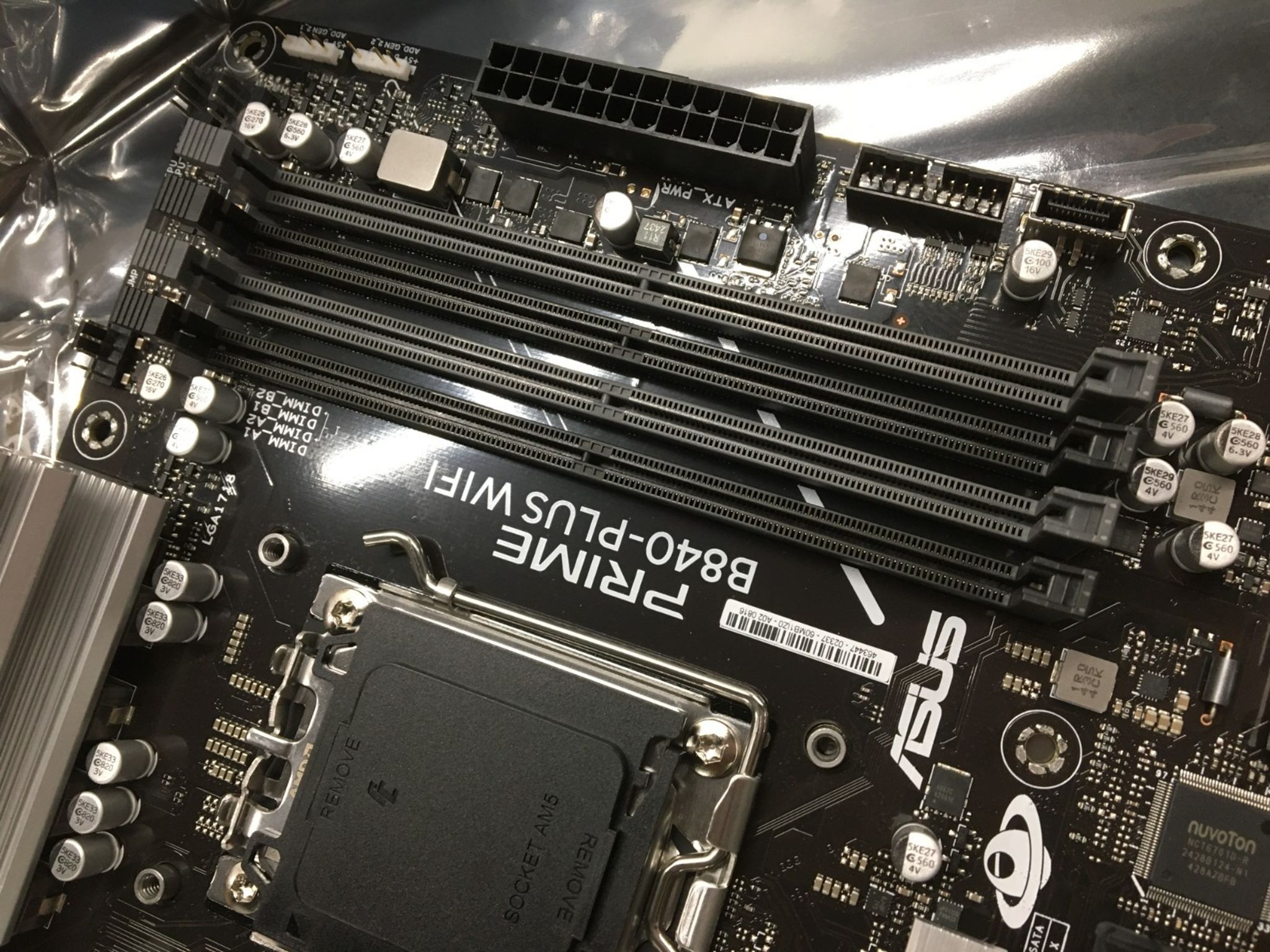 ASUS Prime B840-PLUS WIFI AM5 ATX Motherboard - RMA Replacement, As-Is