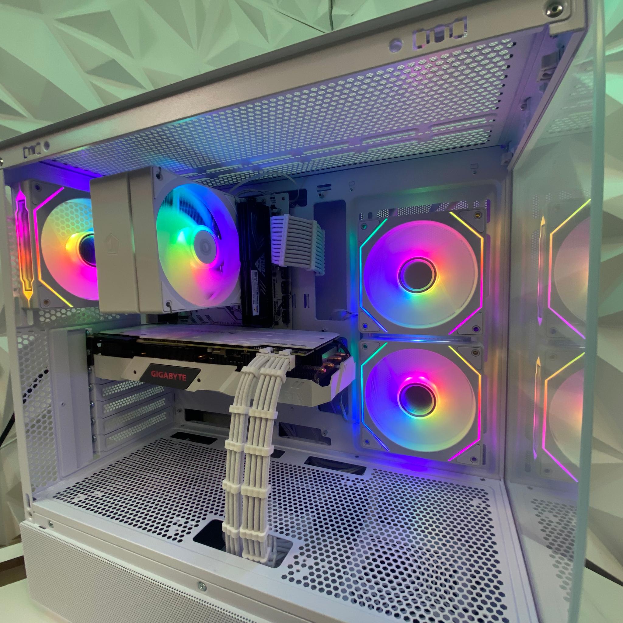 🎅🎅 White Elite Build – Ryzen 7 2700X + RTX 2070 Super 8GB | 1080p/1440p High FPS Ready