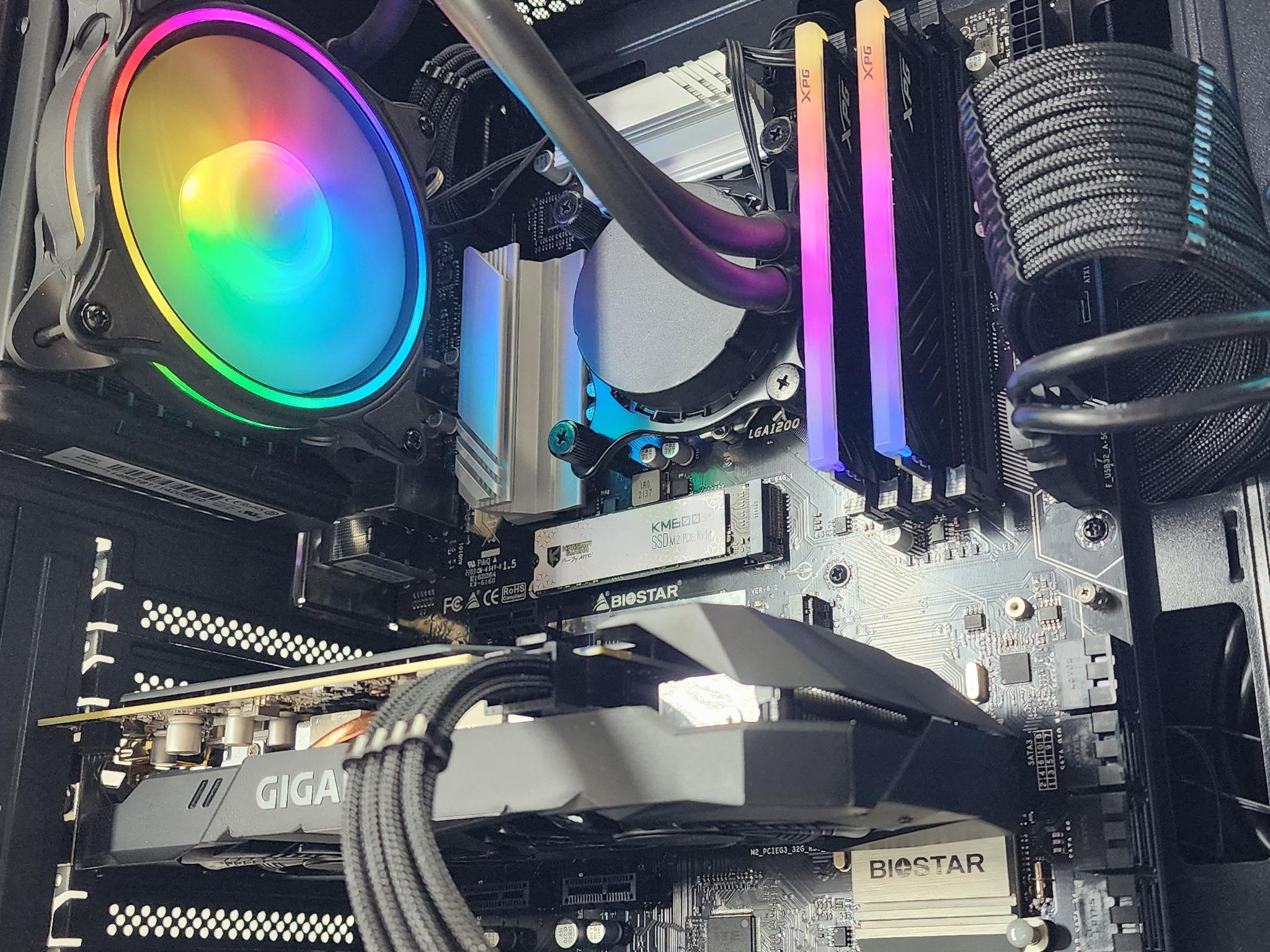 Gaming PC i5-11600KF 16GB RAM 500GB SSD RTX 2060 12GB Windows 11 Computer
