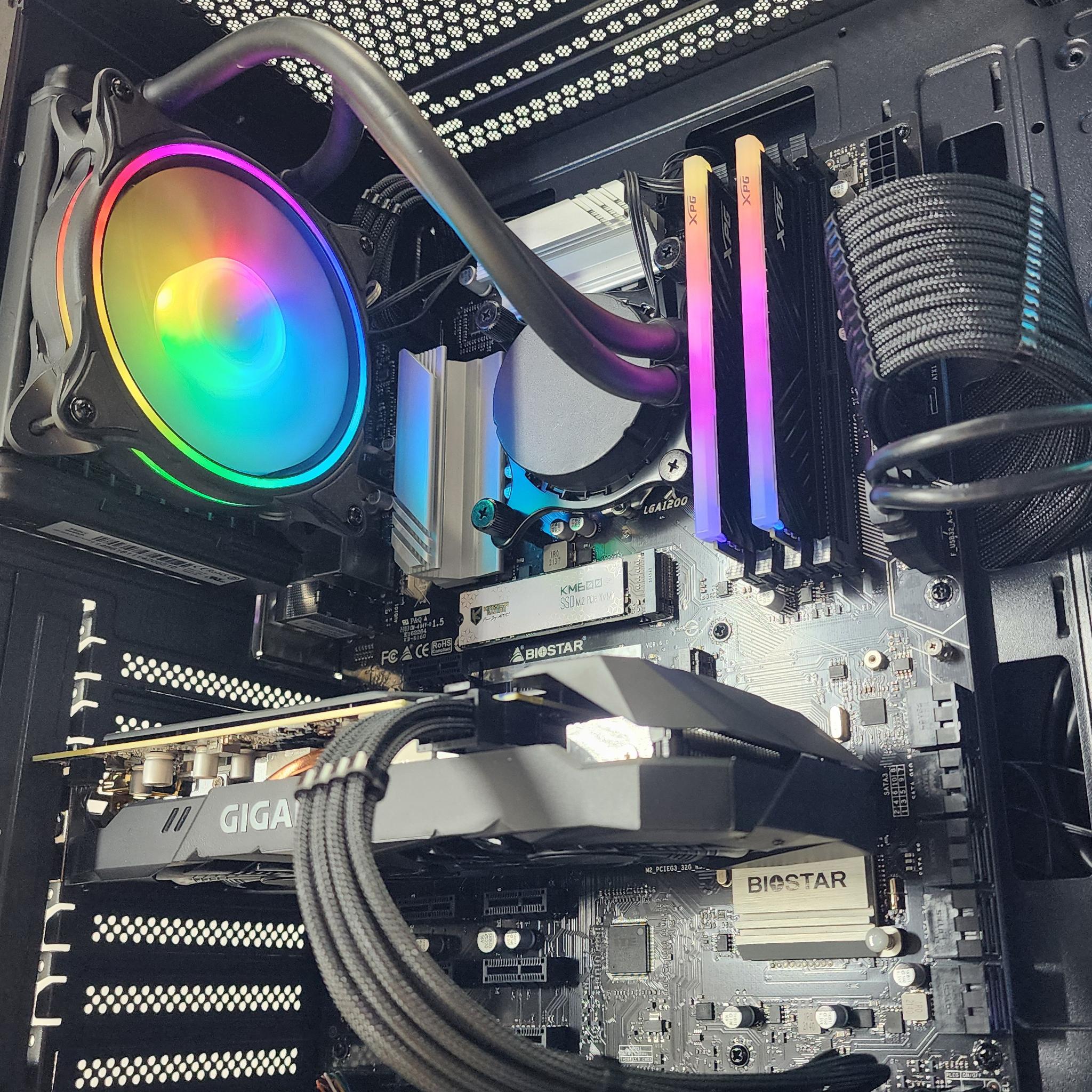 Gaming PC i5-11600KF 16GB RAM 500GB SSD RTX 2060 12GB Windows 11 Computer