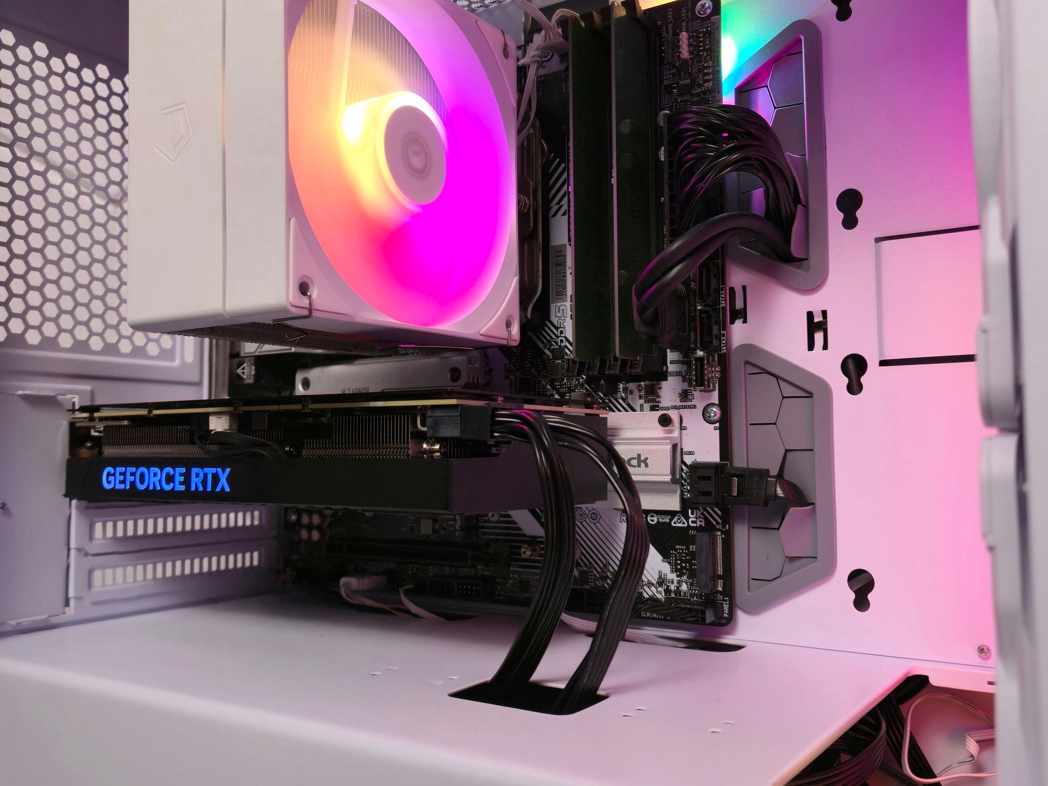 RTX 4060TI 8GB | Ryzen 7 8700F | 16GB DDR5 | 512GB SSD + 1TB HDD | Win 11 Home | WIFI+BT "Wisp"