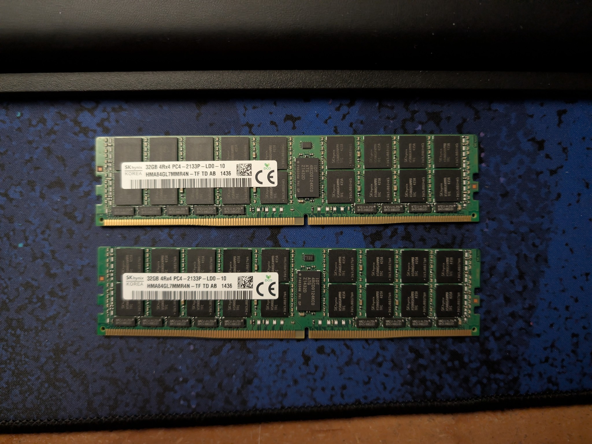 SK Hynix ECC DDR4 RDIMM Memory - 64GB - 2133 MT/s - 2x32GB
