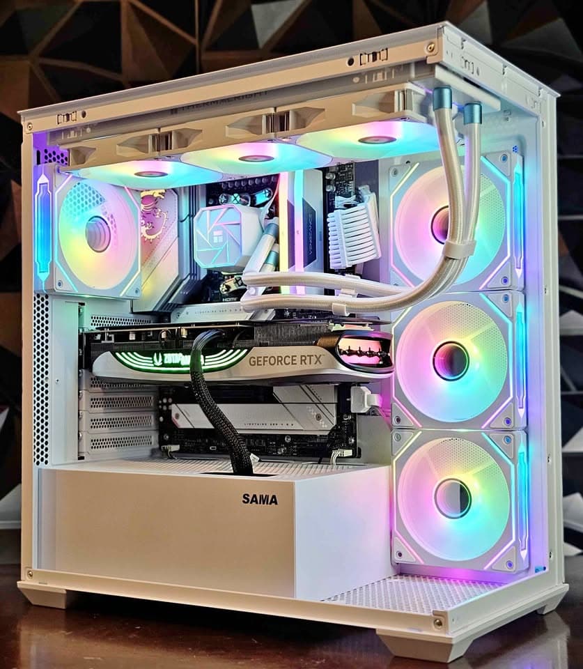⚪👻Ghost 👻⚪ Gaming PC (Ryzen 7 + RTX 4070 TI)