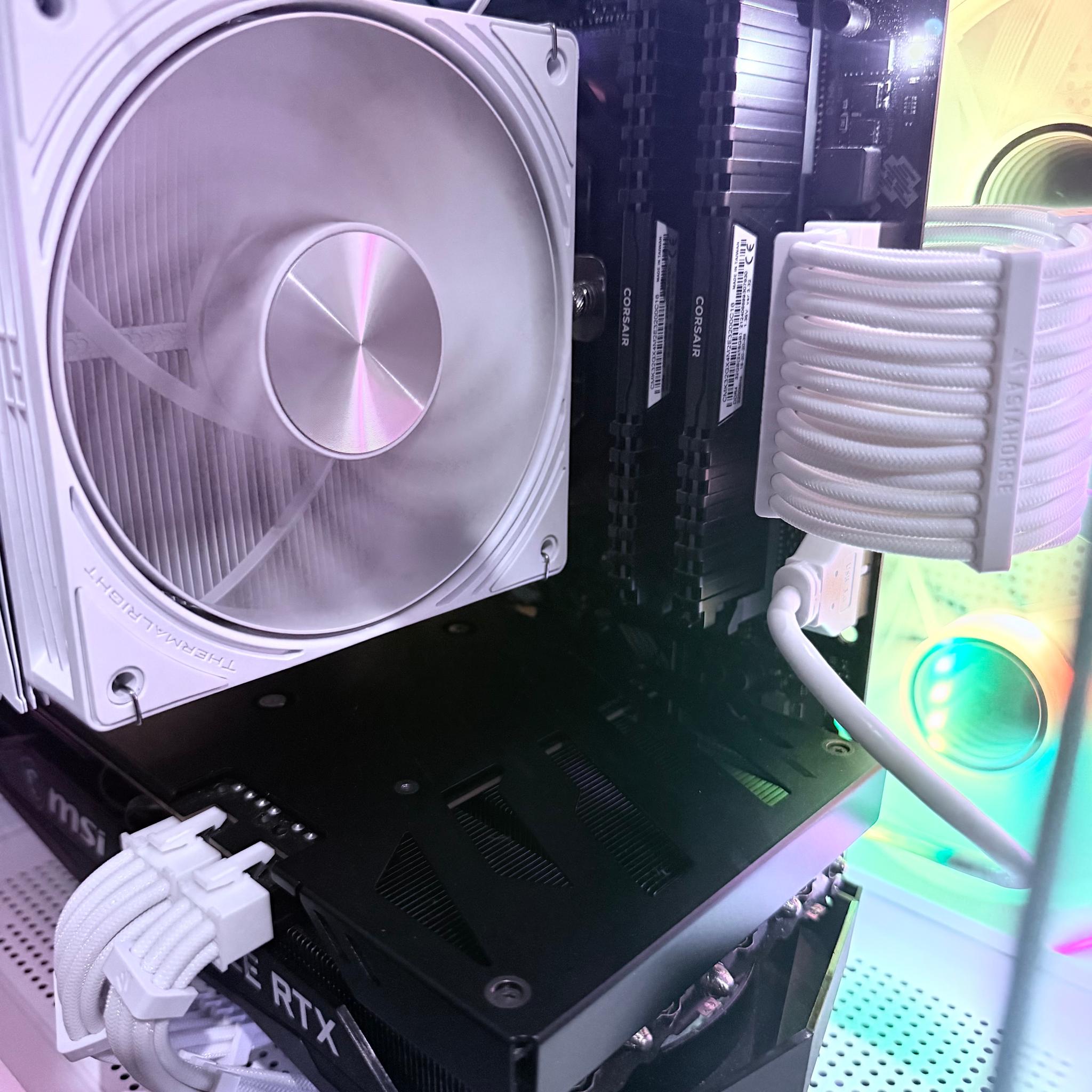 🌈"Glacial Frost"❄️ | 1440p Gaming | RTX 3060 Ti | iRyzen 7 3800X | 32GB Ram | 1TB SSD | Free Ship