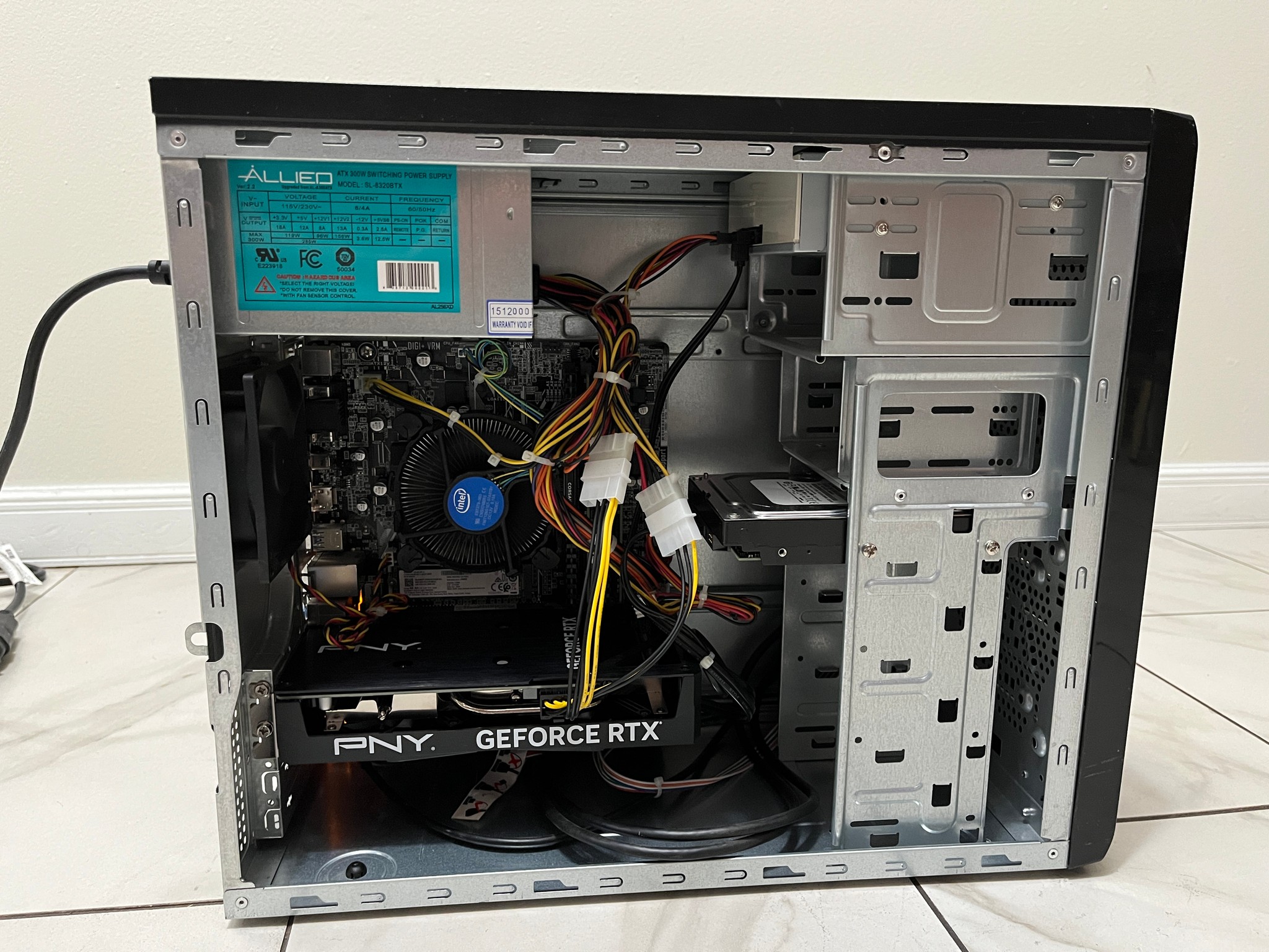 NVIDIA RTX 4060, Intel i7-7700, 16GB RAM, 1.1TB Storage - Gaming PC w/Wi-Fi, BT