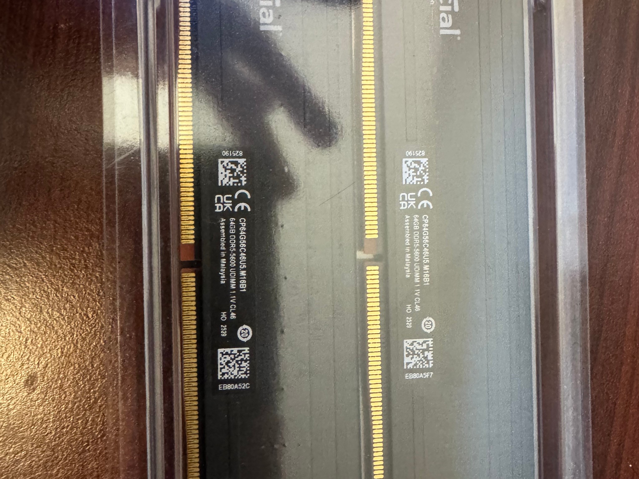 Crucial Pro 128GB DDR5 (2 x 64GB) 5600Mhz