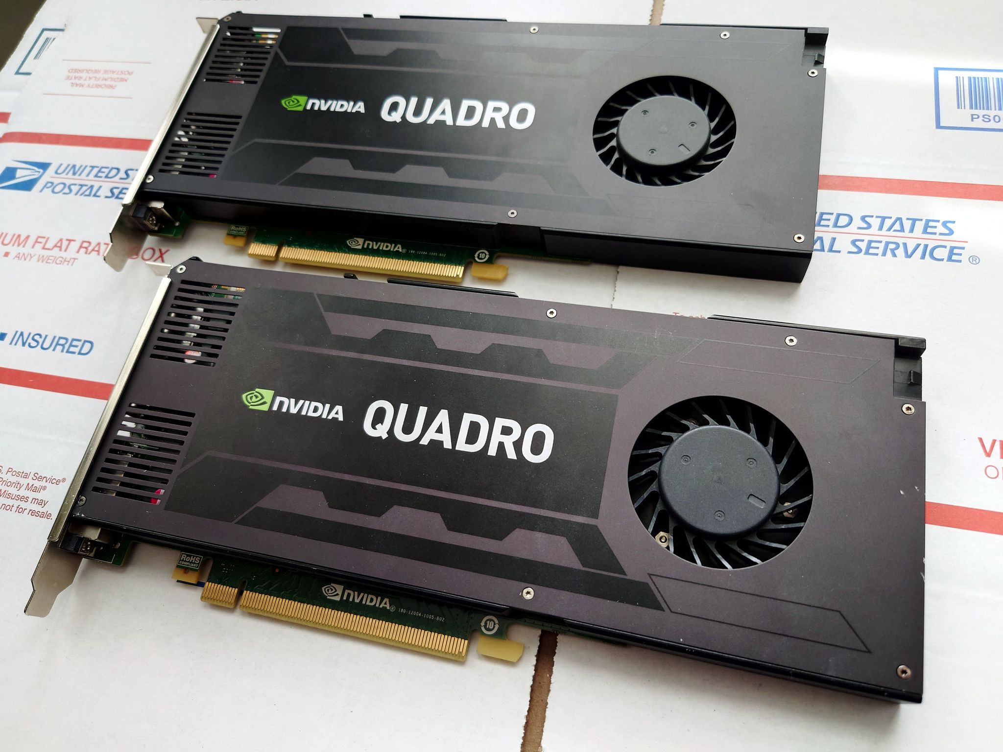 Lot of 2 Nvidia Quadro K4200 4GB GDDR5 DP/DVI Video Card