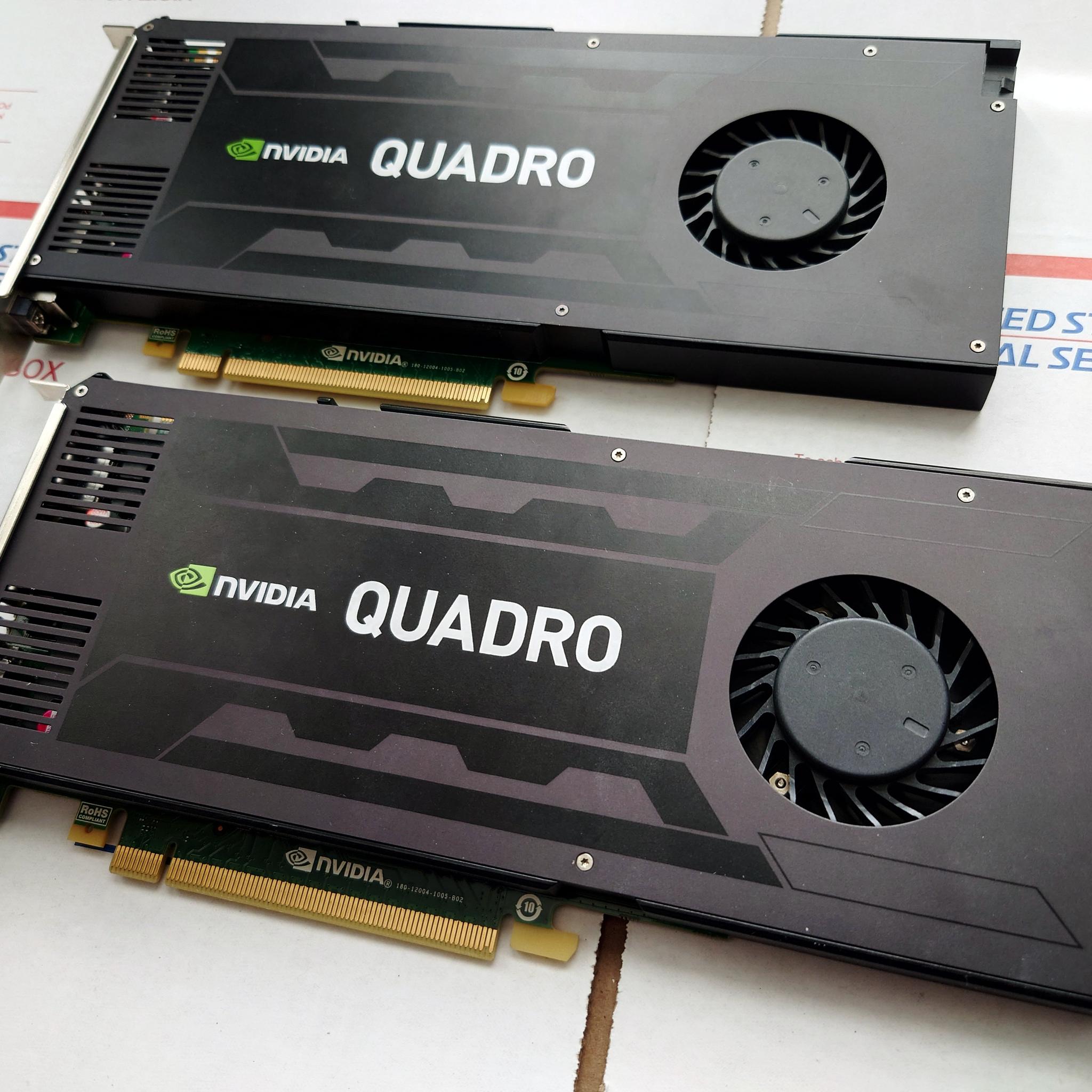 Lot of 2 Nvidia Quadro K4200 4GB GDDR5 DP/DVI Video Card