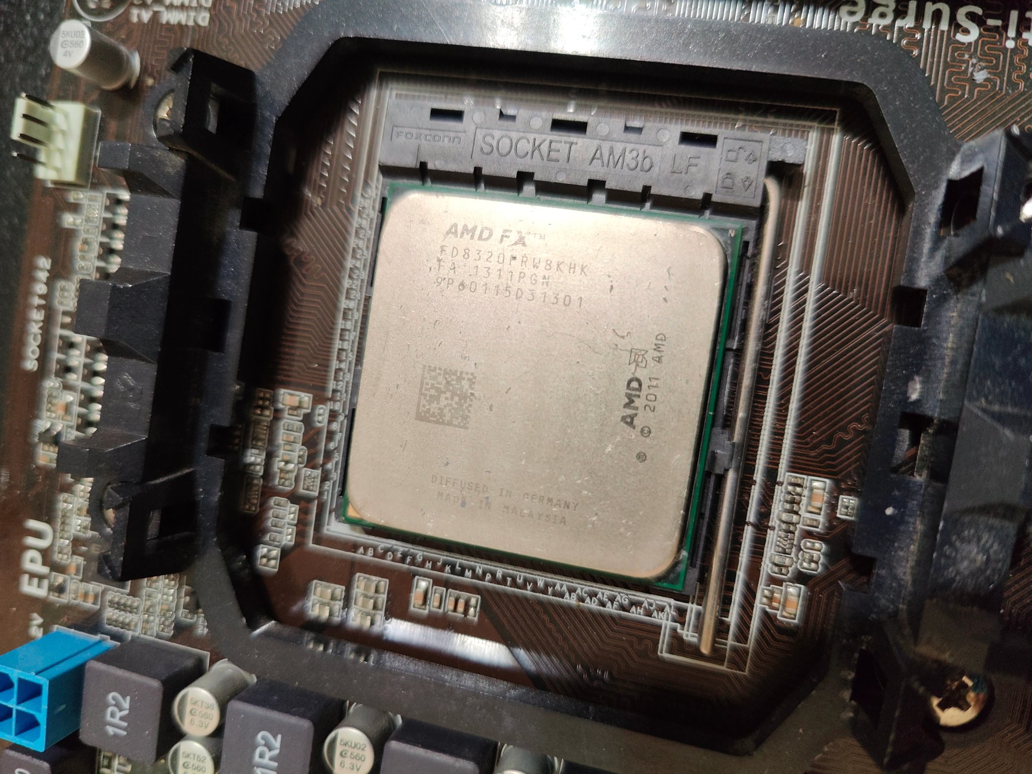 AMD FX 8320 8C 8T ASUS M5A78L-M