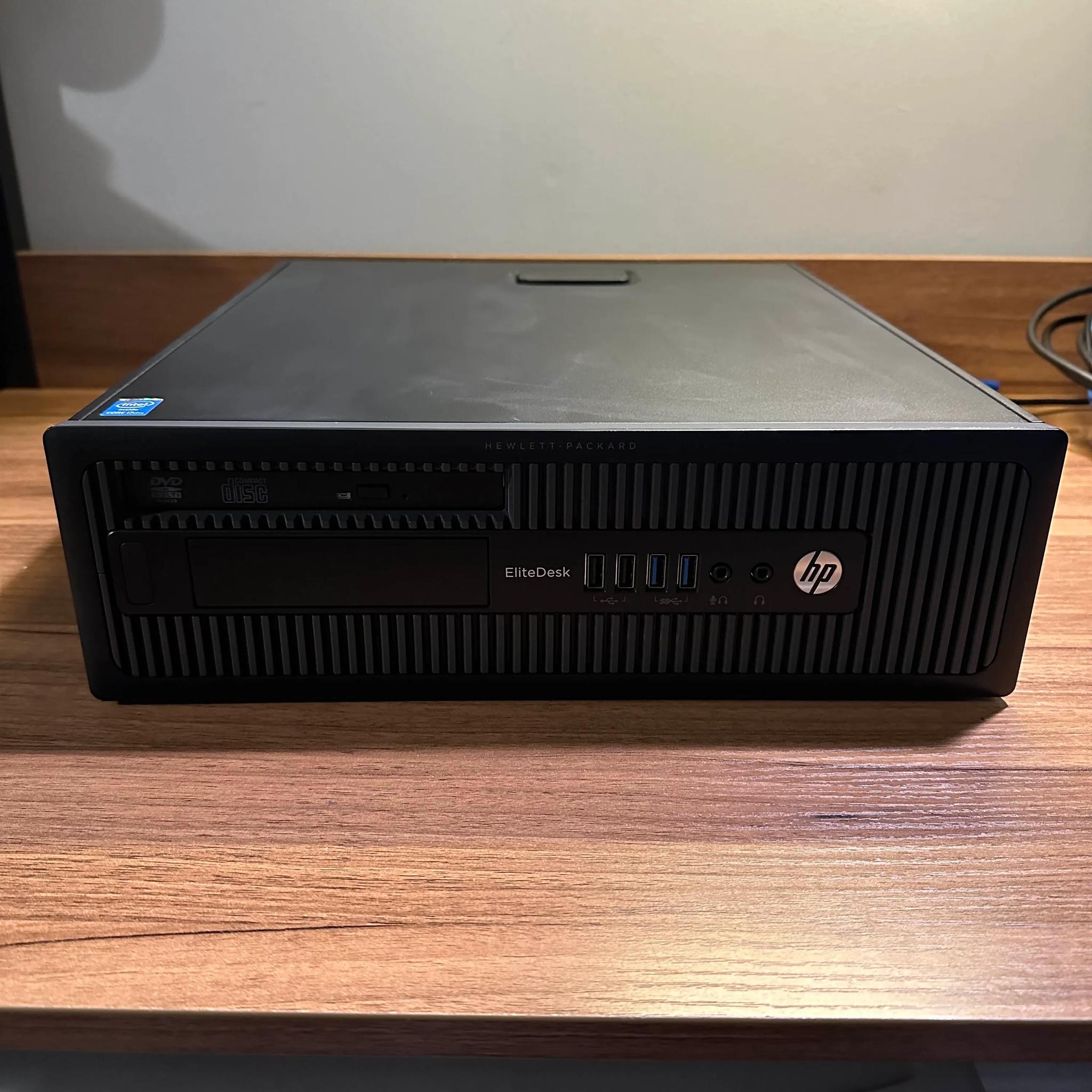 HP Elitedesk 800 G1 SFF Office Computer | Intel i3 4130| 4GB RAM| 250GB HDD| Win10|